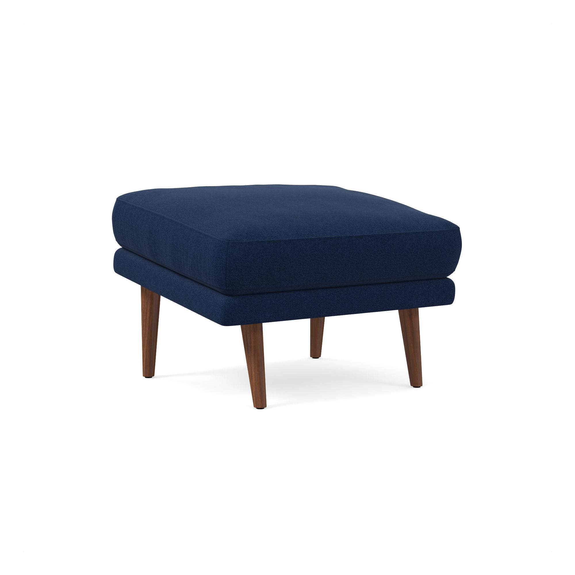 Lucia Ottoman - Wood Legs | West Elm