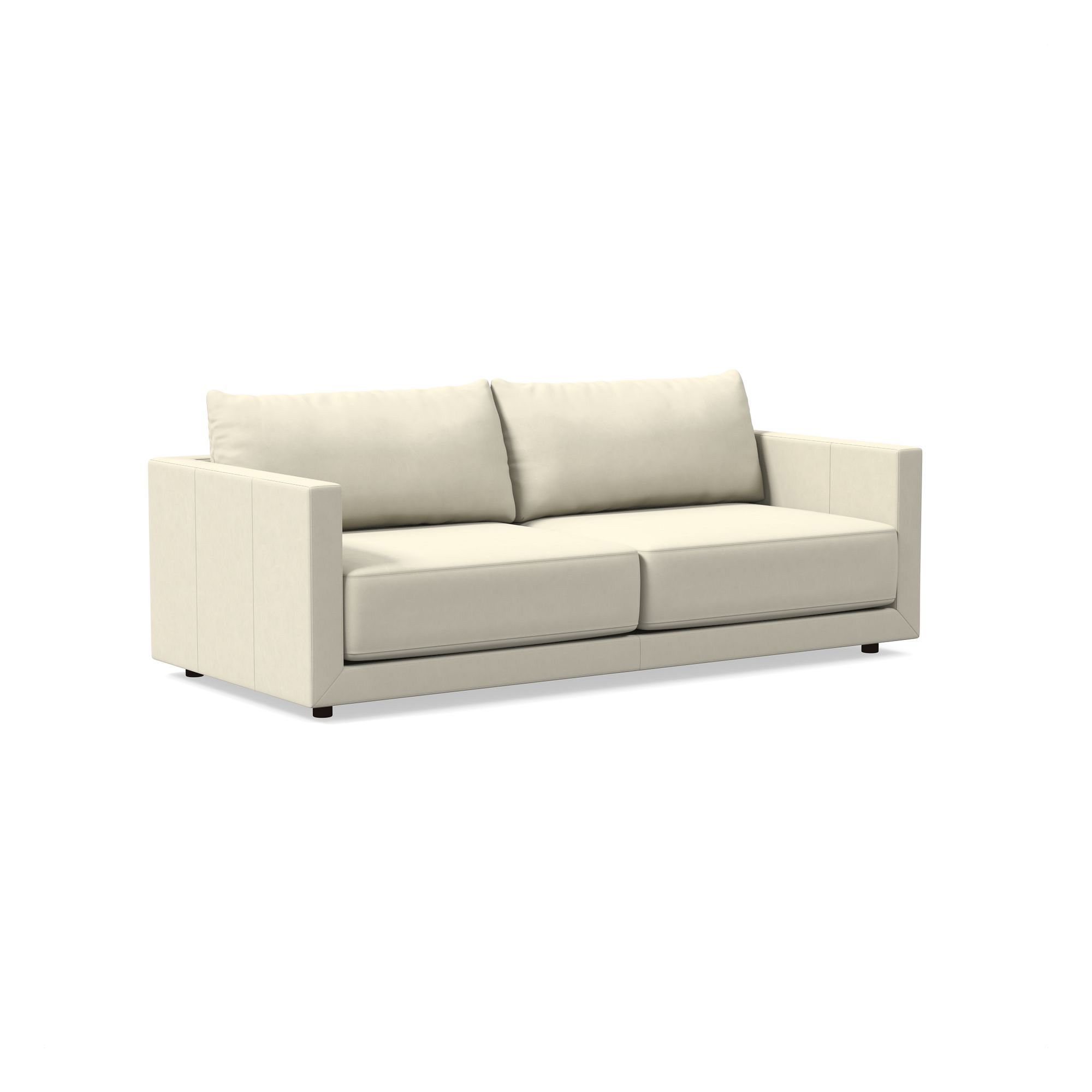 Melbourne Leather Sofa (76"–96") | West Elm