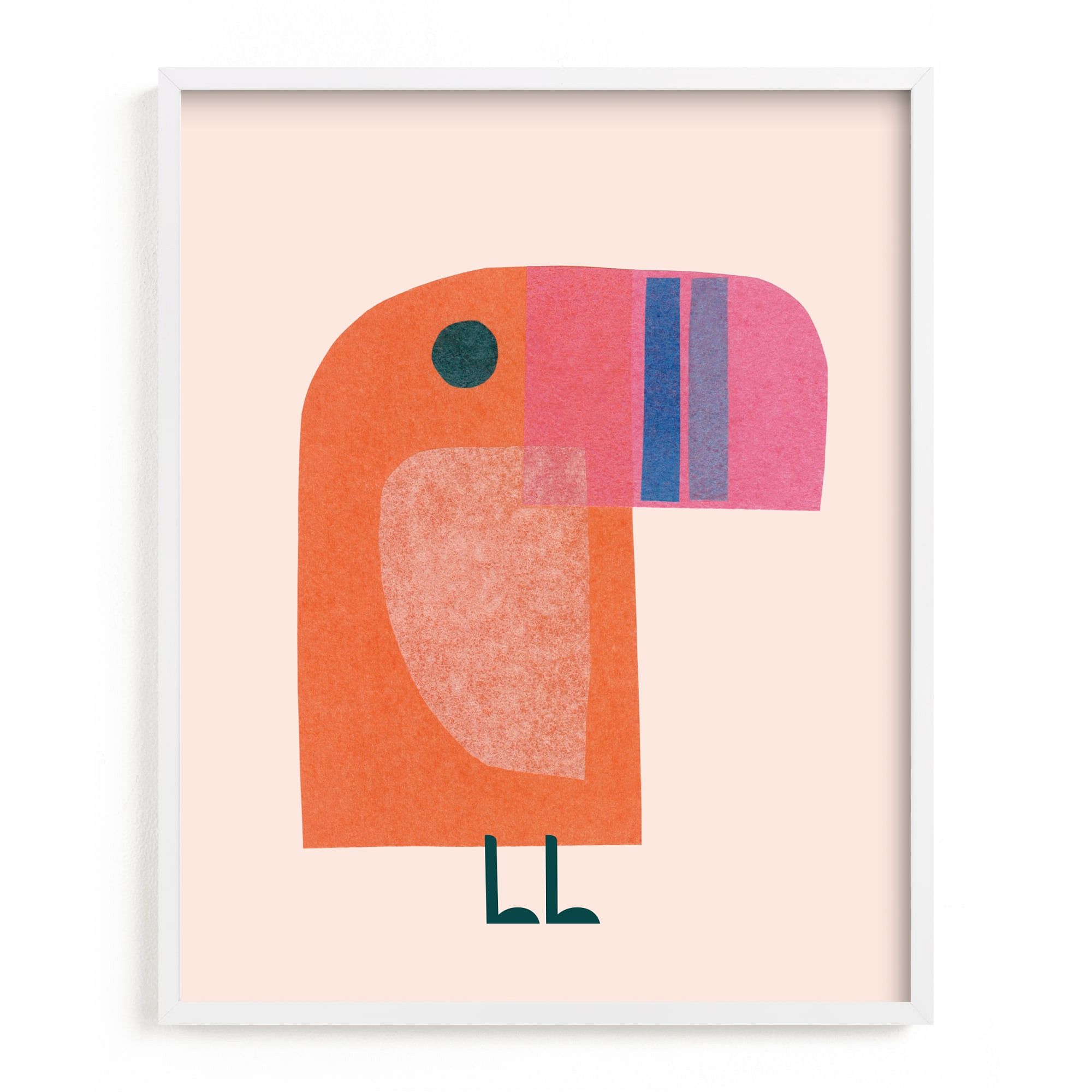 Mod Toucan Framed Wall Art by Minted for West Elm |