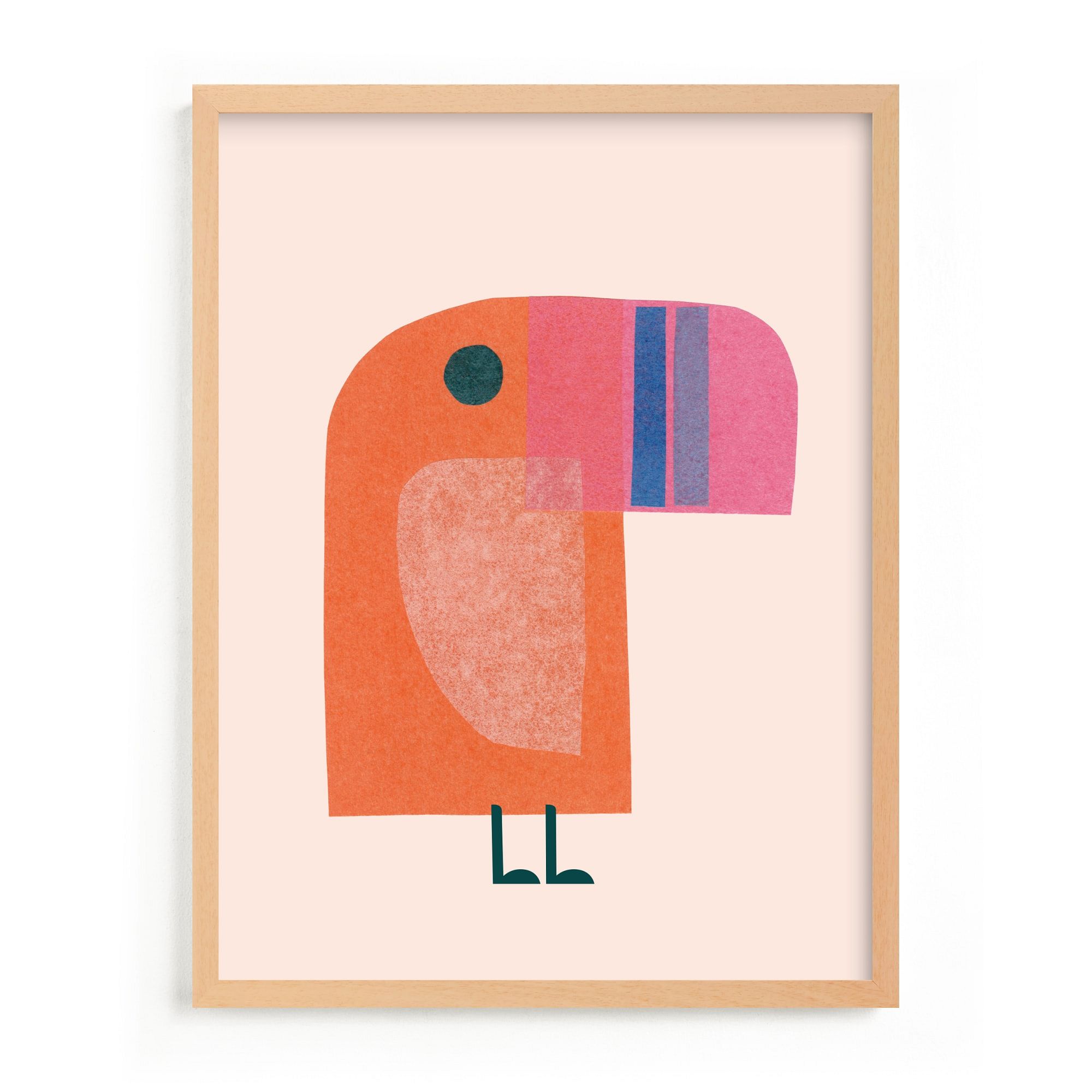 Mod Toucan Framed Wall Art by Minted for West Elm |