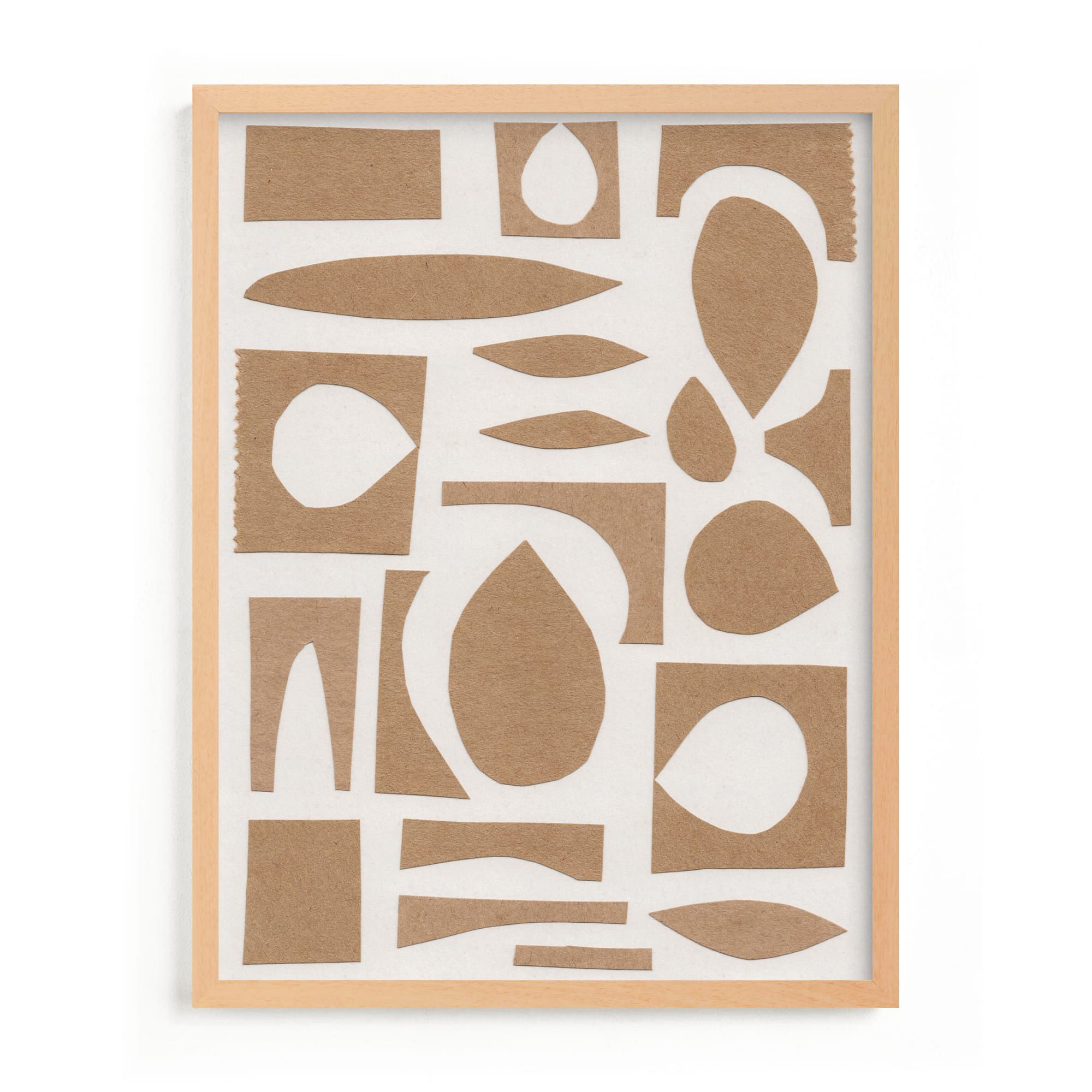 Paper Cut-Outs Framed Wall Art by Minted for West Elm | West Elm