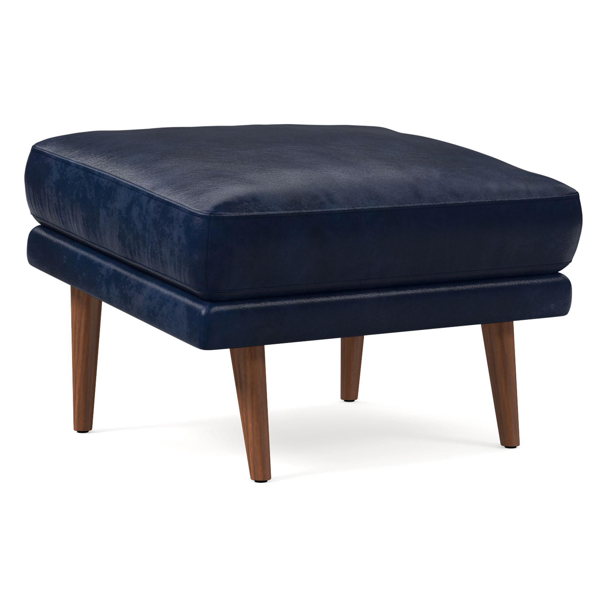 Lucia Leather Ottoman