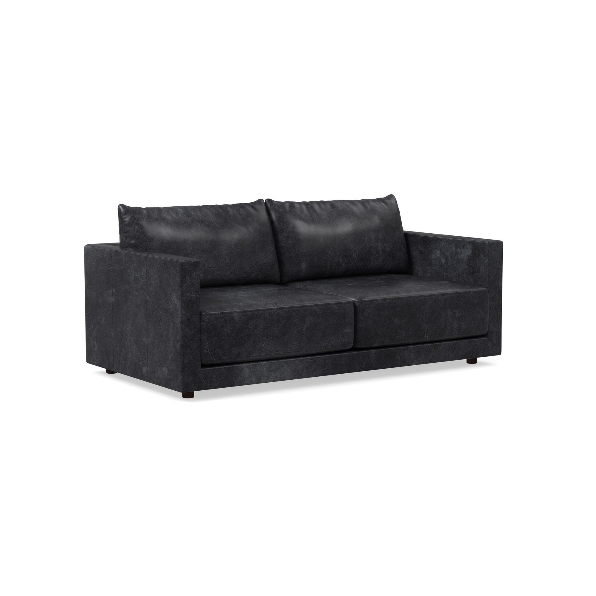 Melbourne Leather Sofa (76"–96") | West Elm