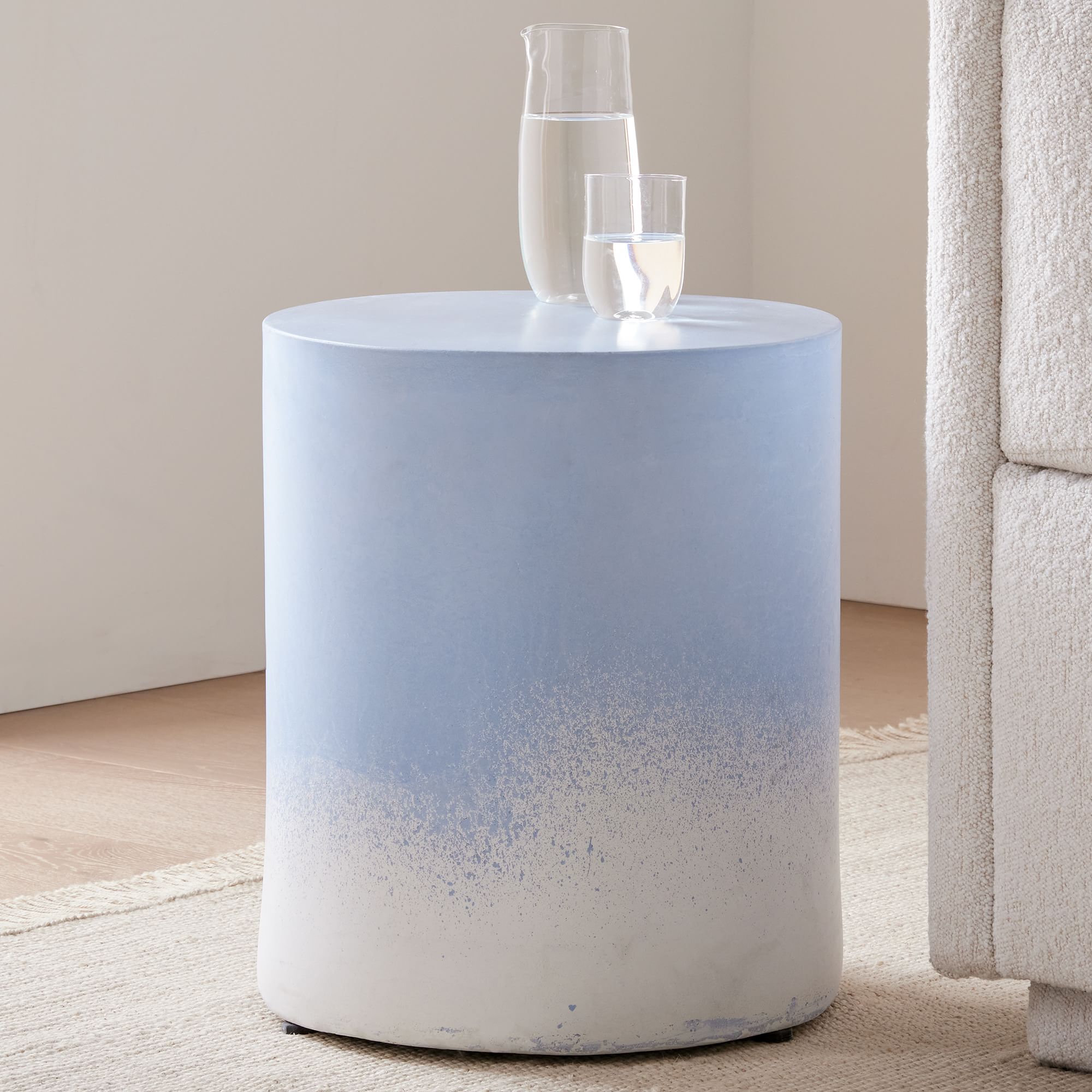 Patrick Cain Designs Manza Round Side Table (16") | West Elm