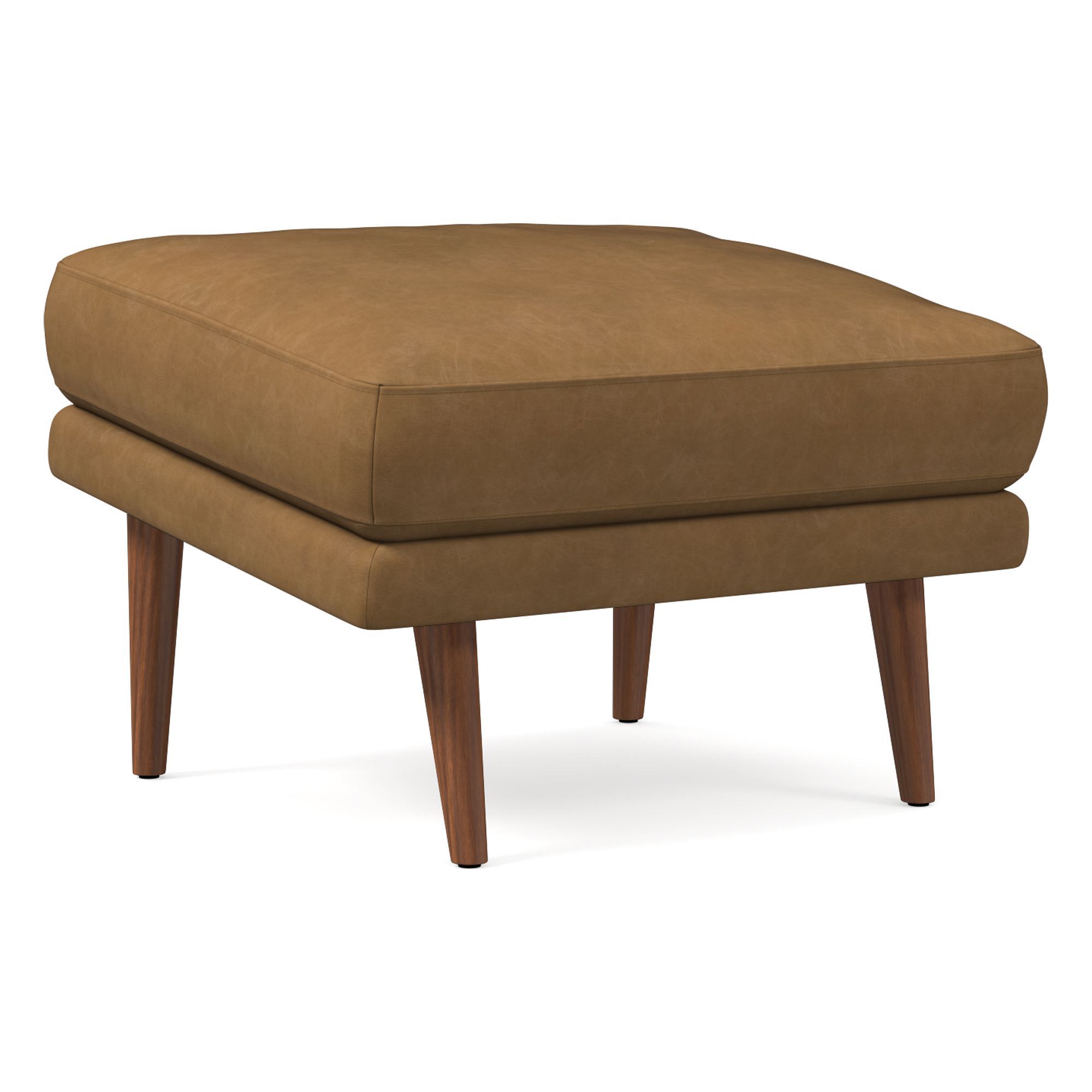 Lucia Leather Ottoman