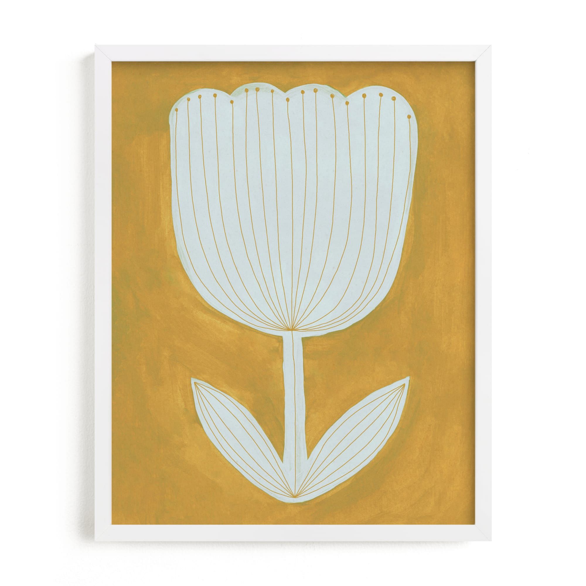 Enchanted Tulip Framed Wall Art by Minted for West Elm |