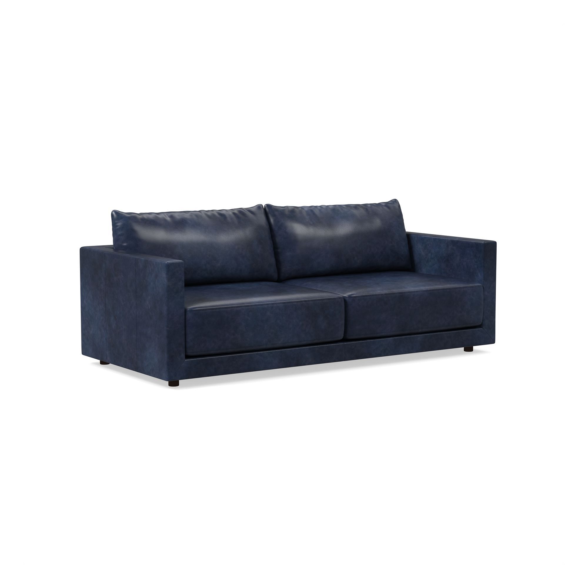 Melbourne Leather Sofa (76"–96") | West Elm