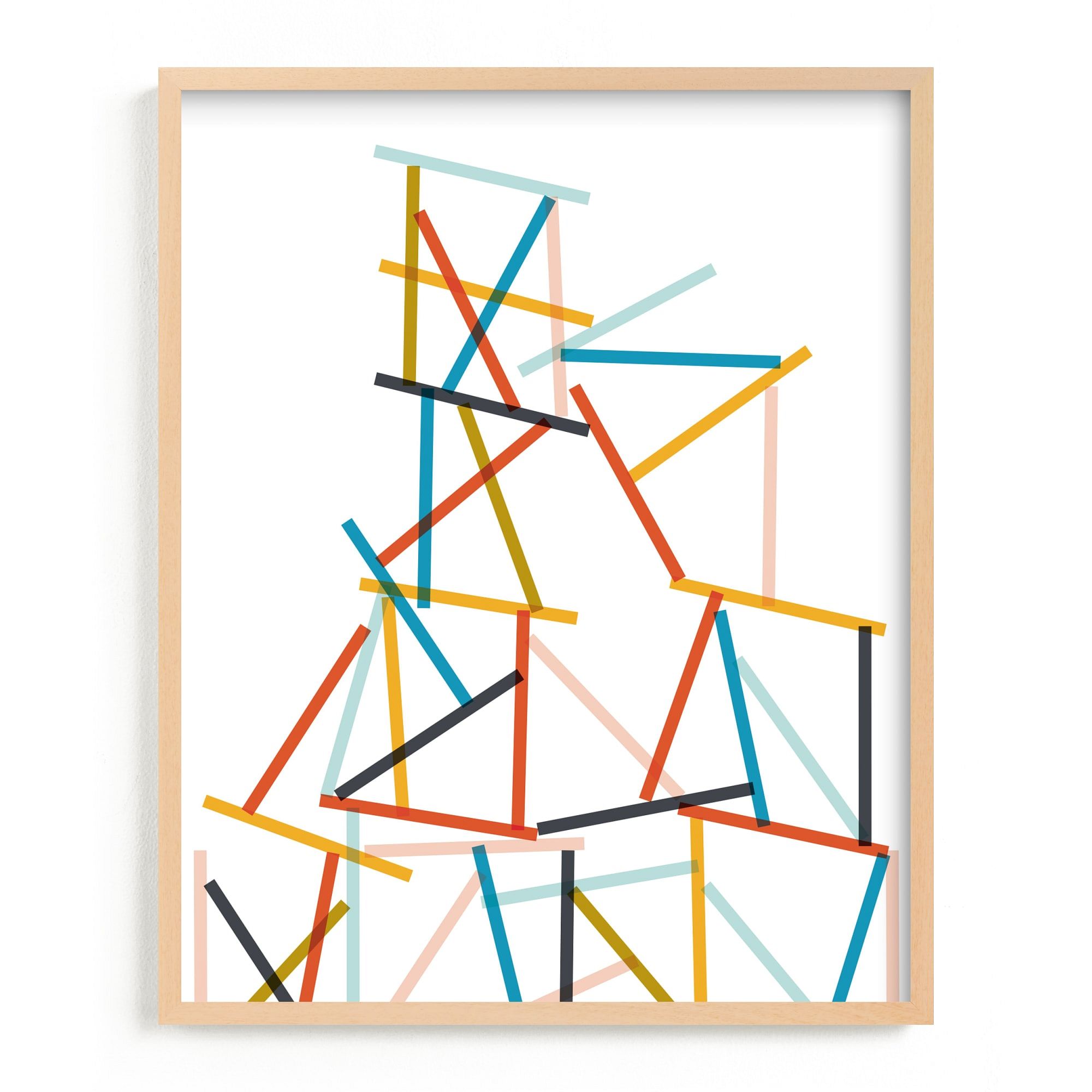Harmony in Chaos Framed Wall Art by Minted for West Elm | West Elm
