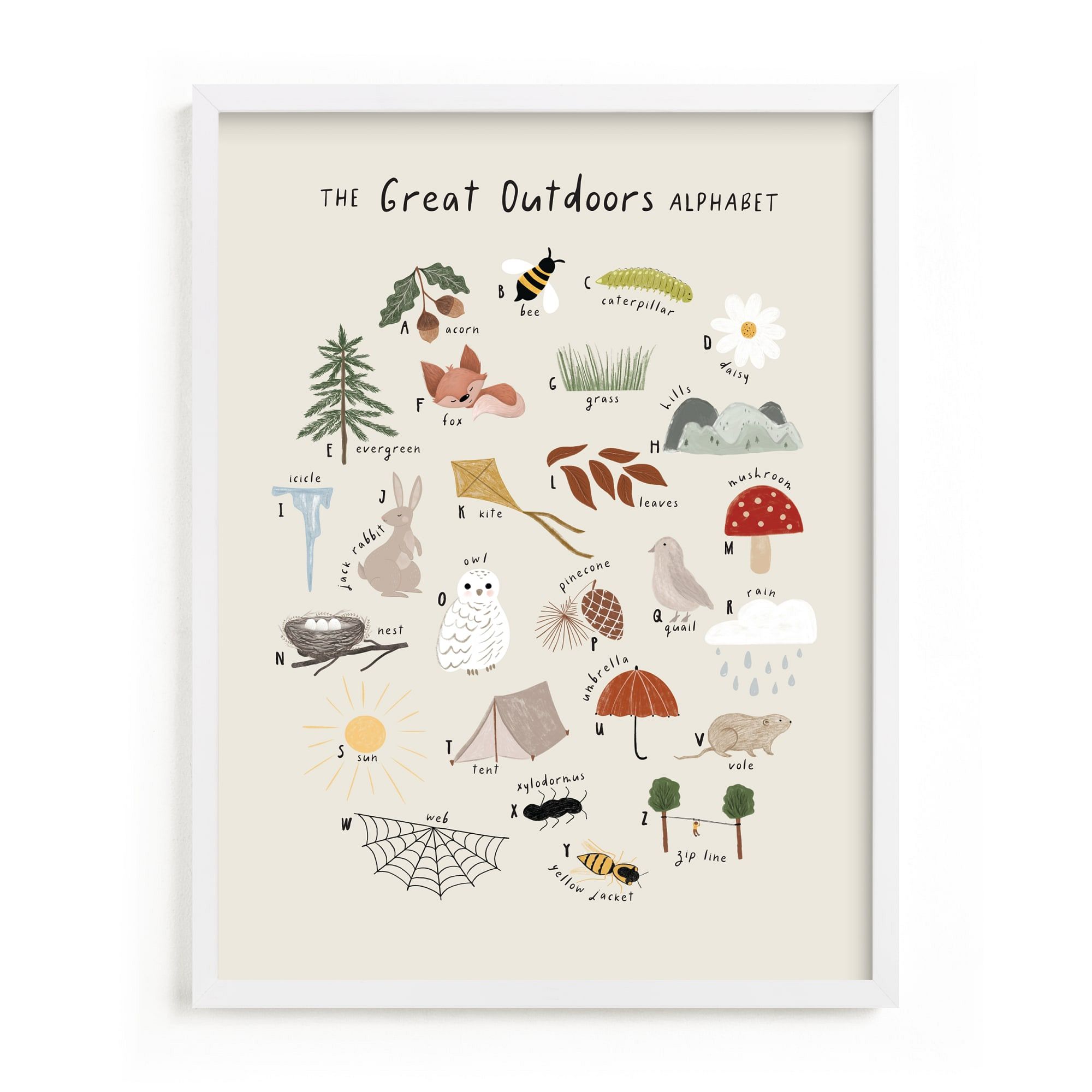 The Great Outdoors Framed Wall Art by Minted for West Elm |