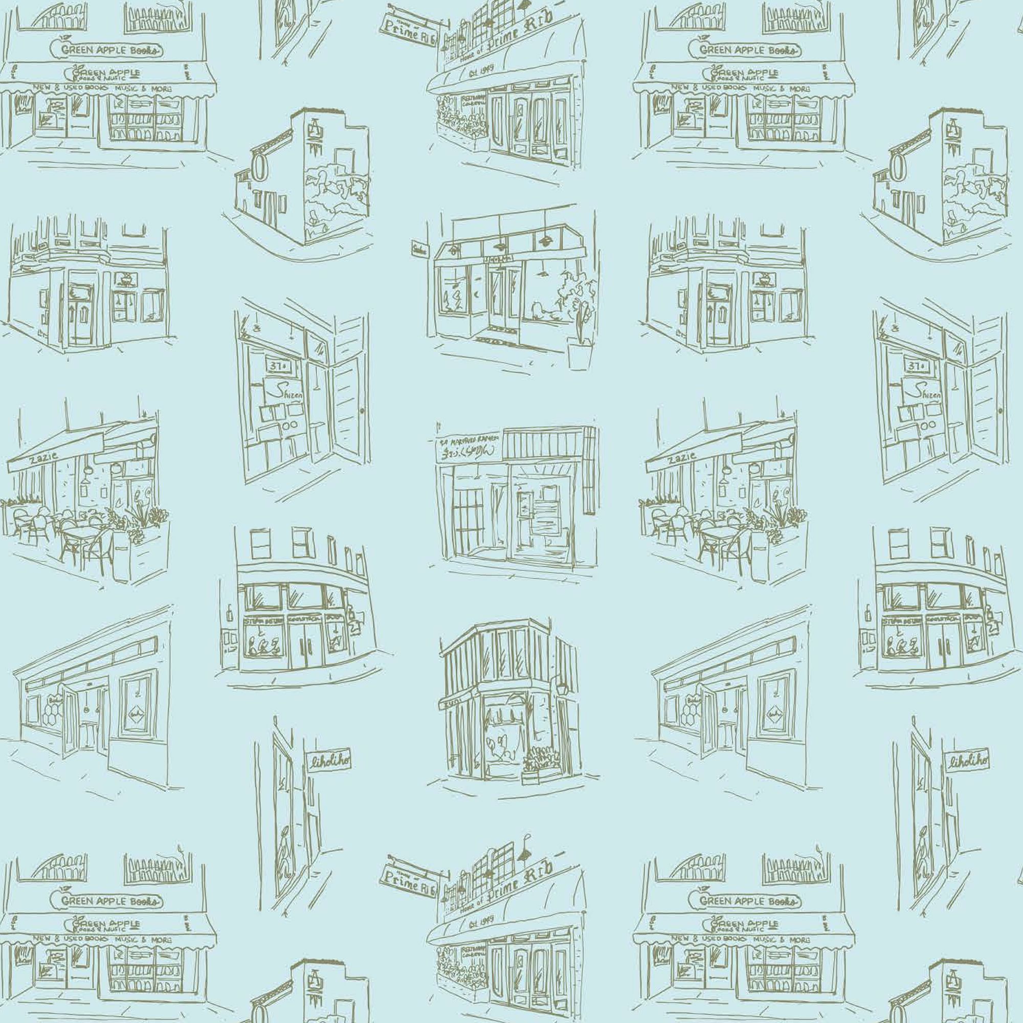 San Francisco Removable Wallpaper | West Elm