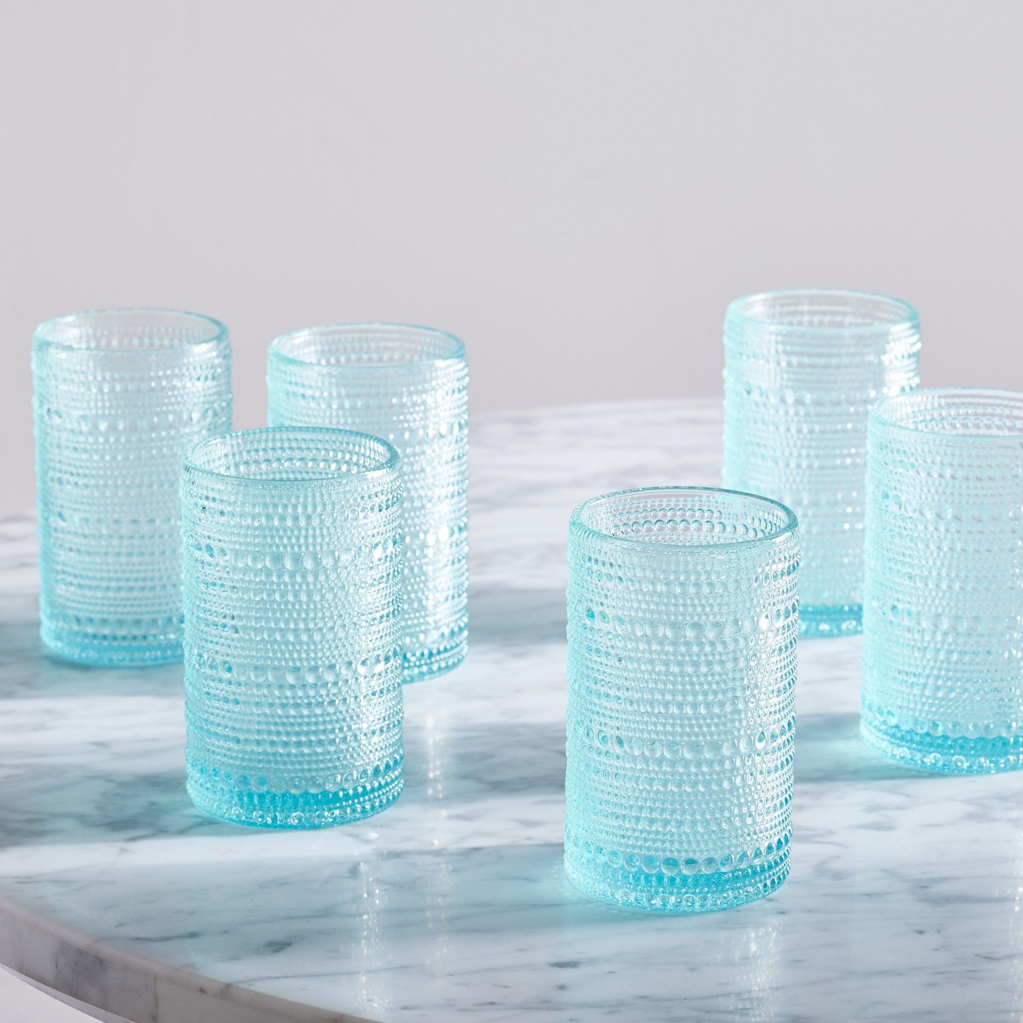 Jupiter Beaded Tall Drinking Glasses (Set of 6) | West Elm