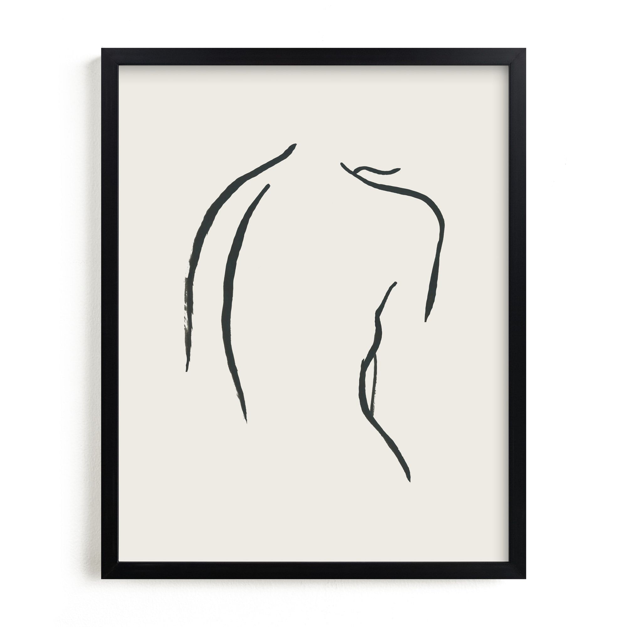 Figure Study I Framed Wall Art by Minted for West Elm |