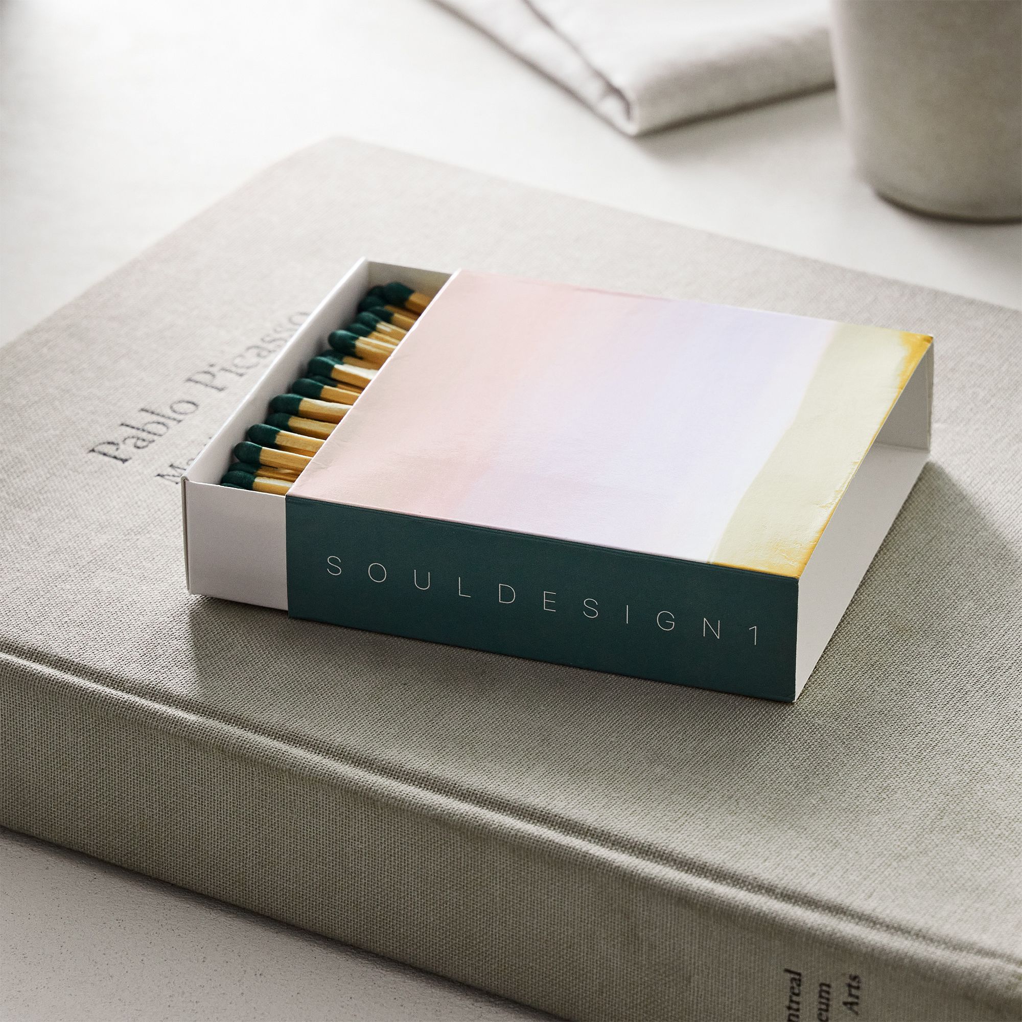 SoulDesign1 Oversized Coffee Table Matchbook | West Elm