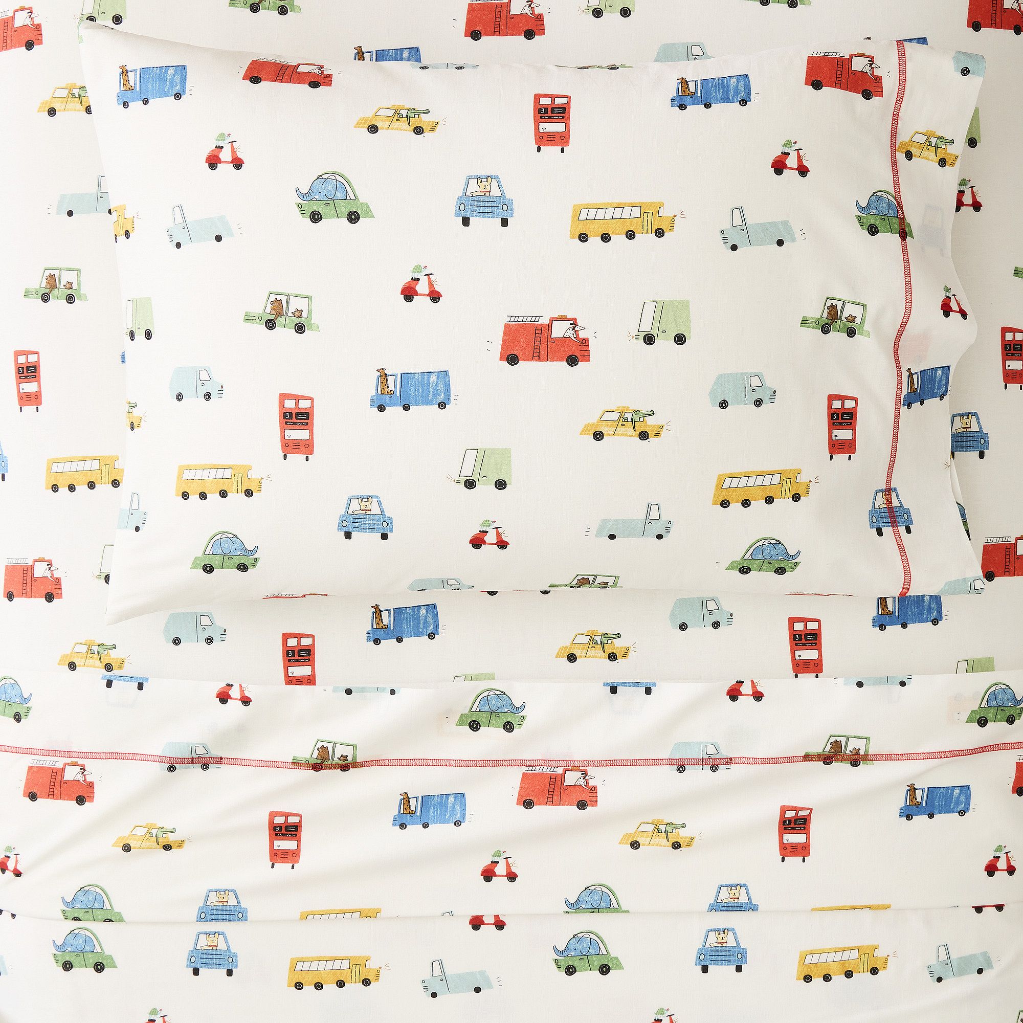 Carpool Critters Sheet Set | West Elm