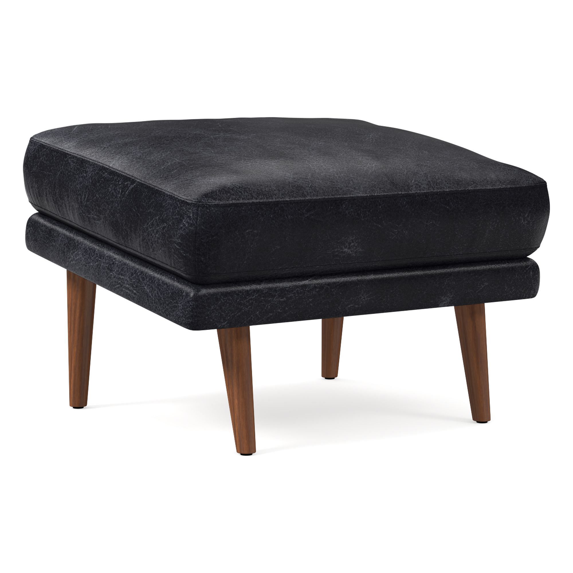 Lucia Leather Ottoman