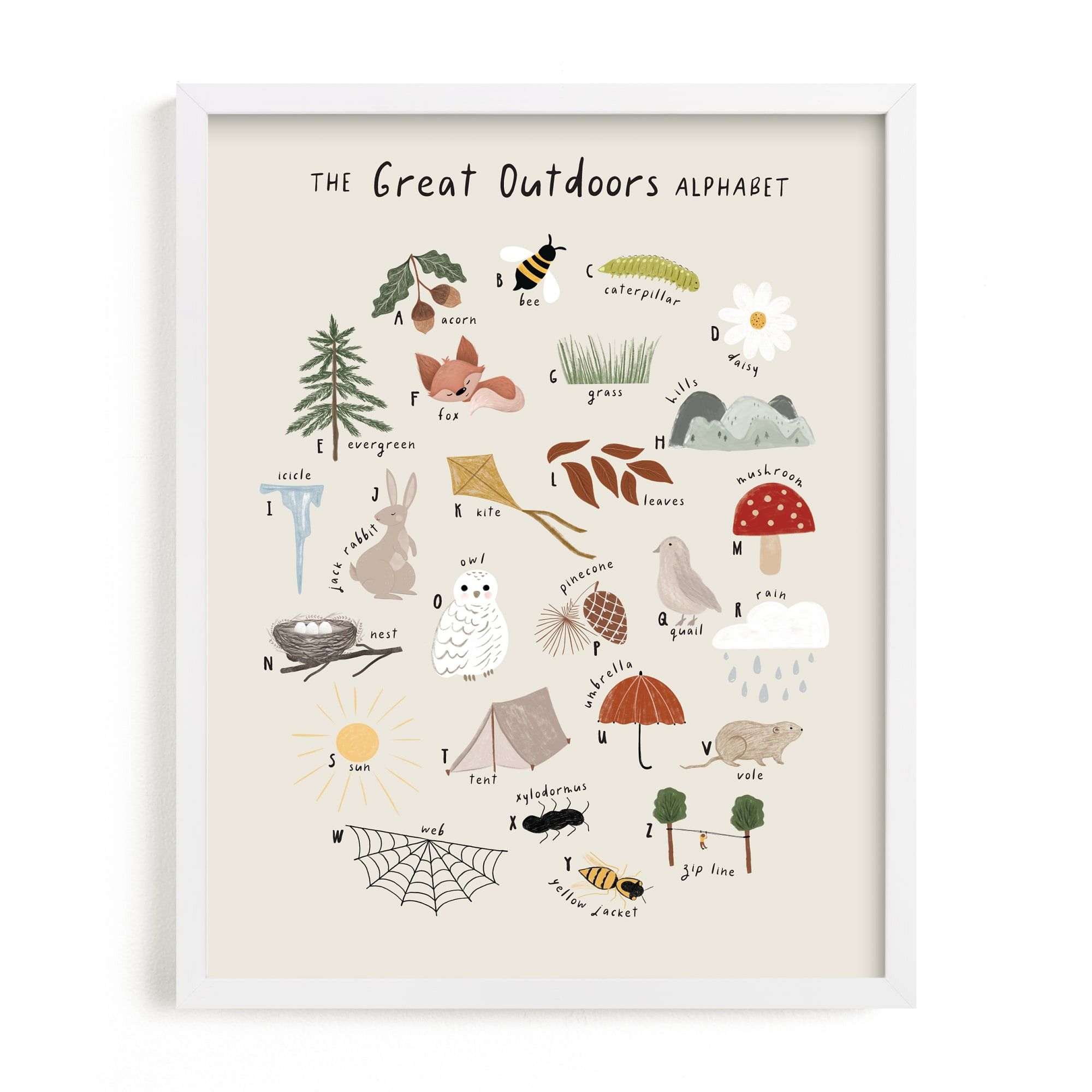 The Great Outdoors Framed Wall Art by Minted for West Elm |
