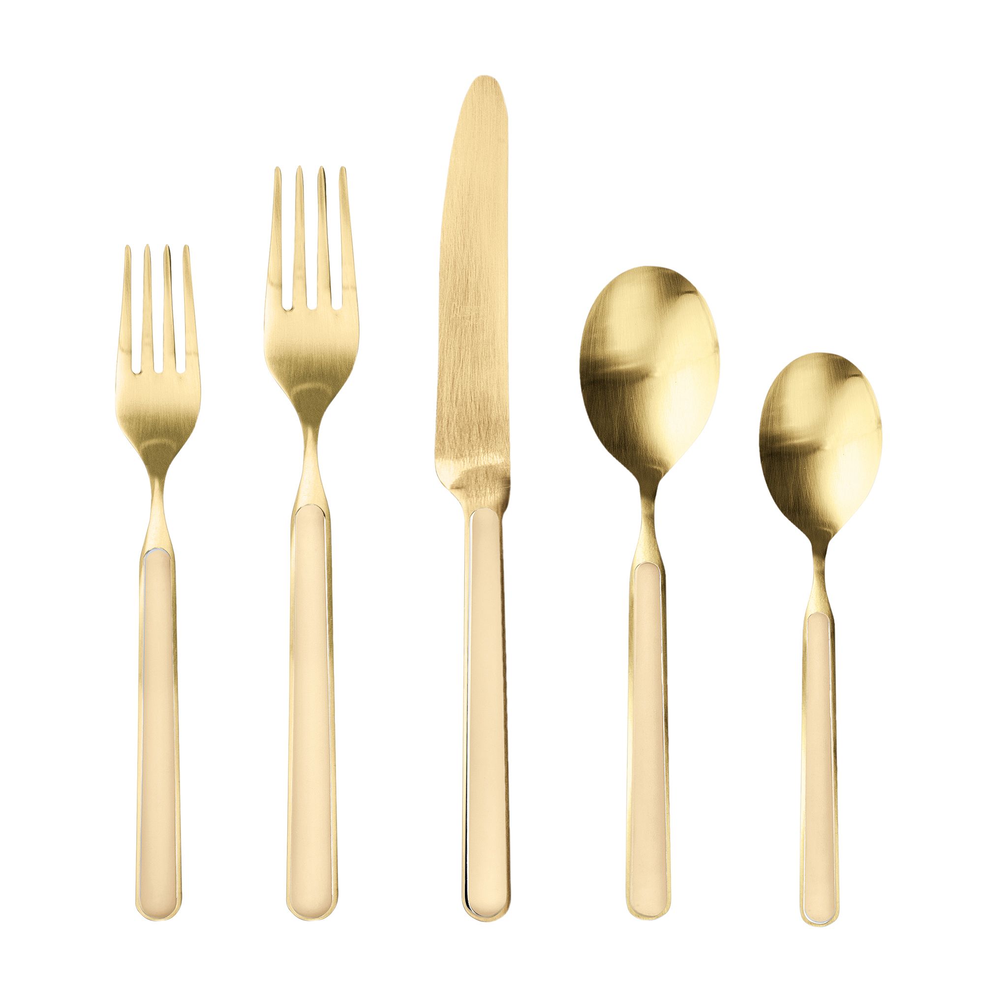 Fantasia Ice Gold Flatware Sets | West Elm