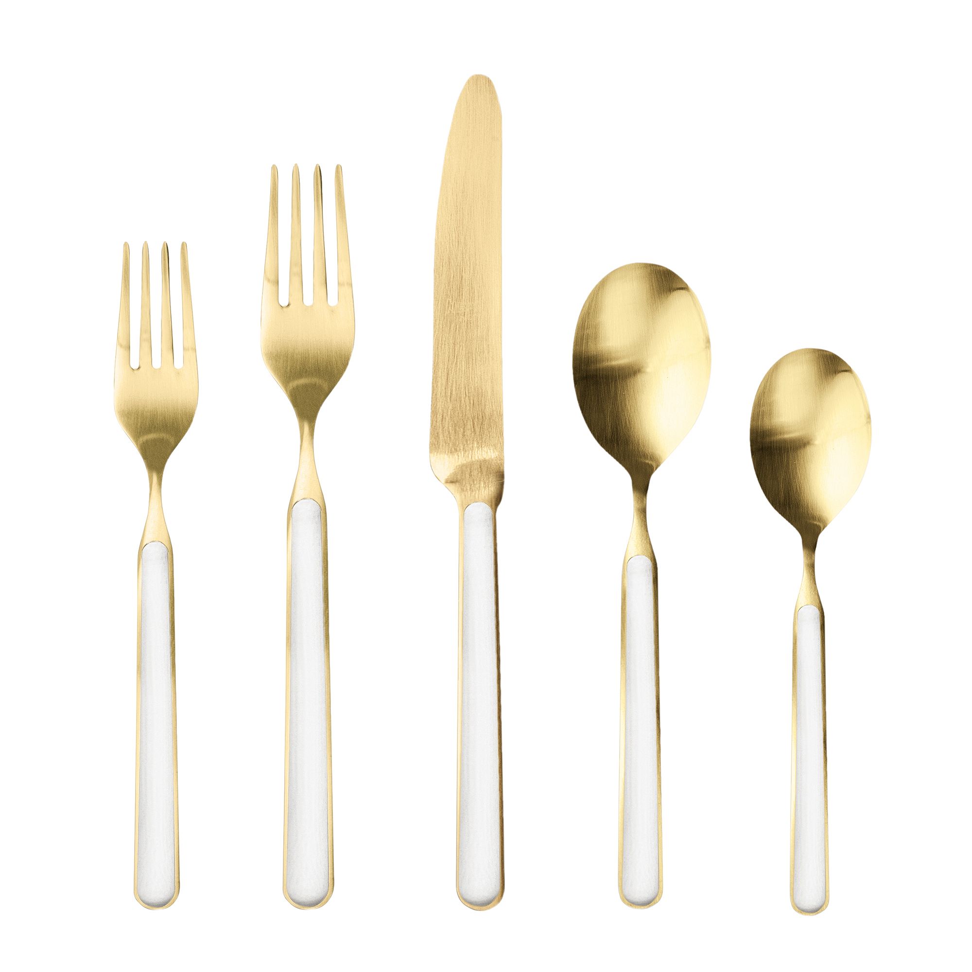 Fantasia Ice Gold Flatware Sets | West Elm