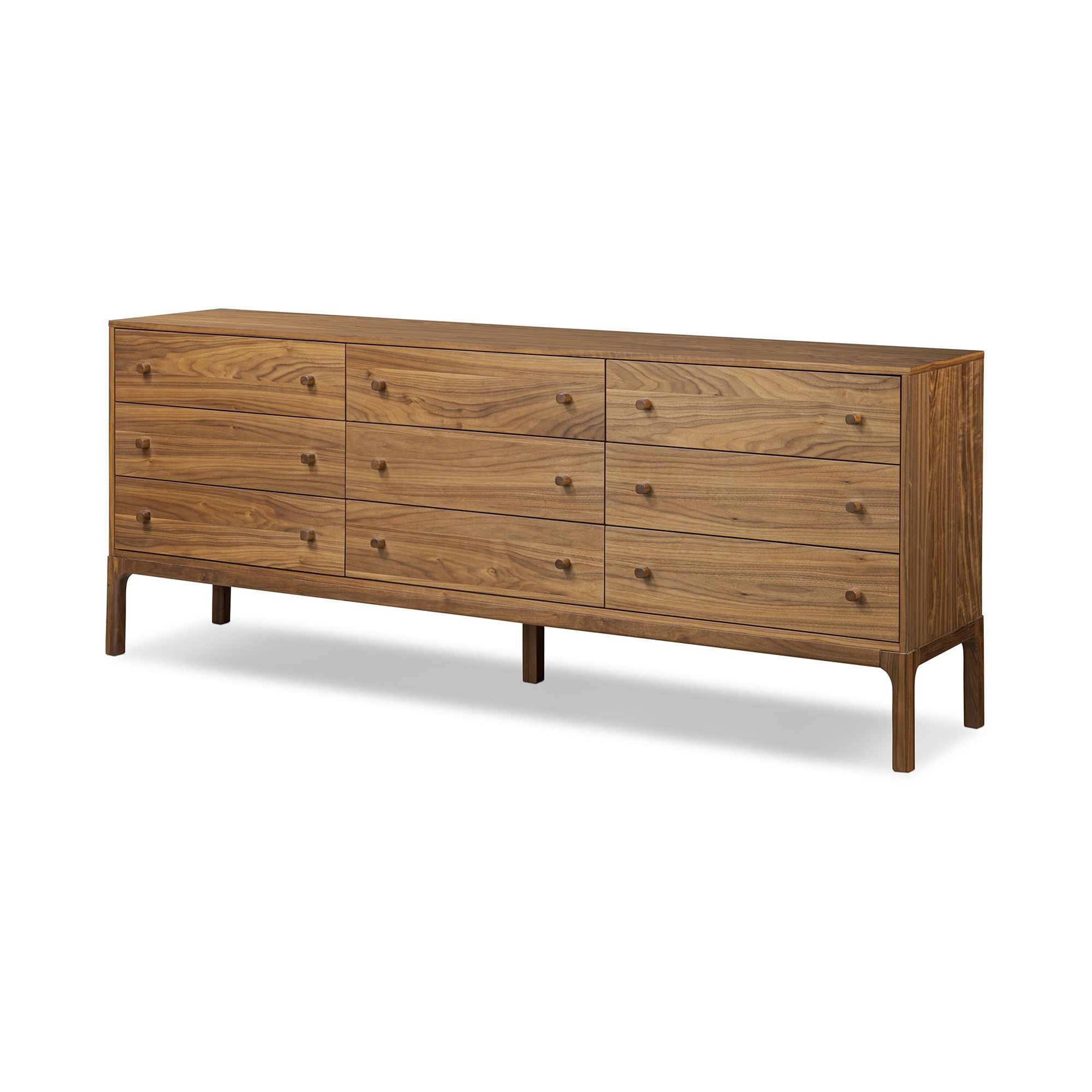 Berriman Walnut 9-Drawer Dresser (85") | West Elm