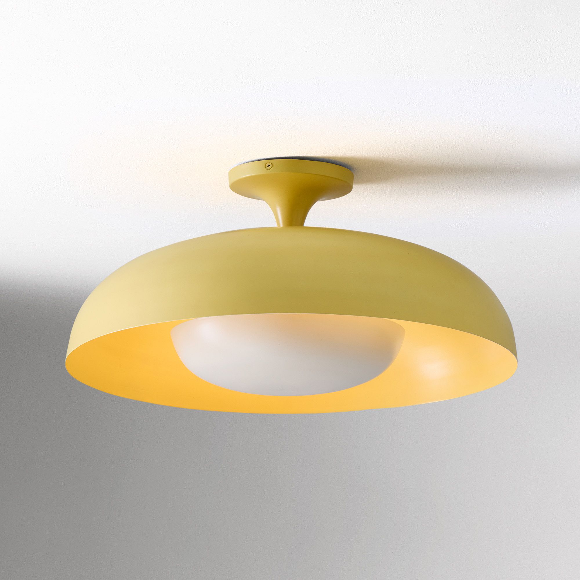 Polly Modern Metal Flush Mount (18") | West Elm