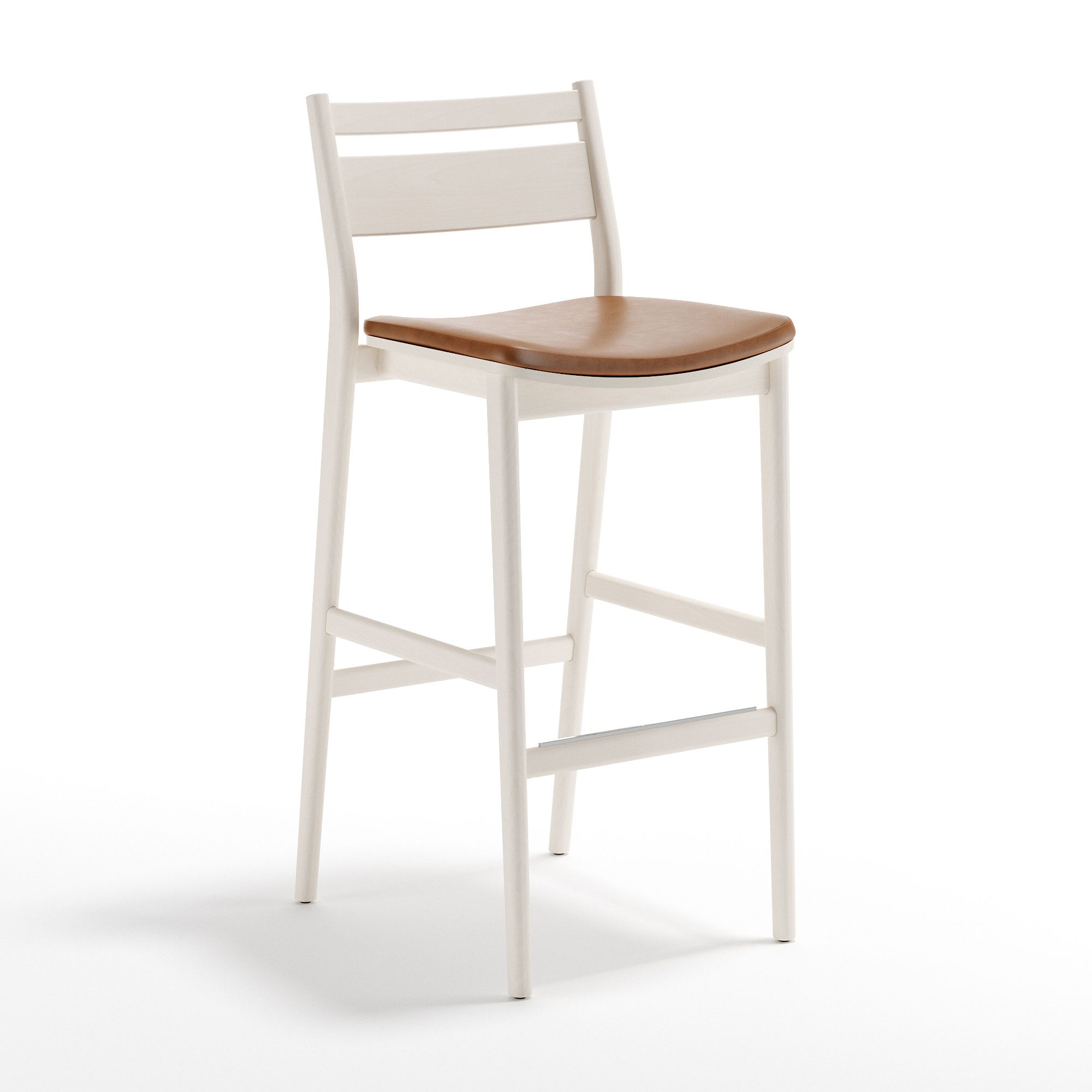 Grand Rapids Chair Co. Sigsbee Semi-Upholstered Bar Stool | West Elm