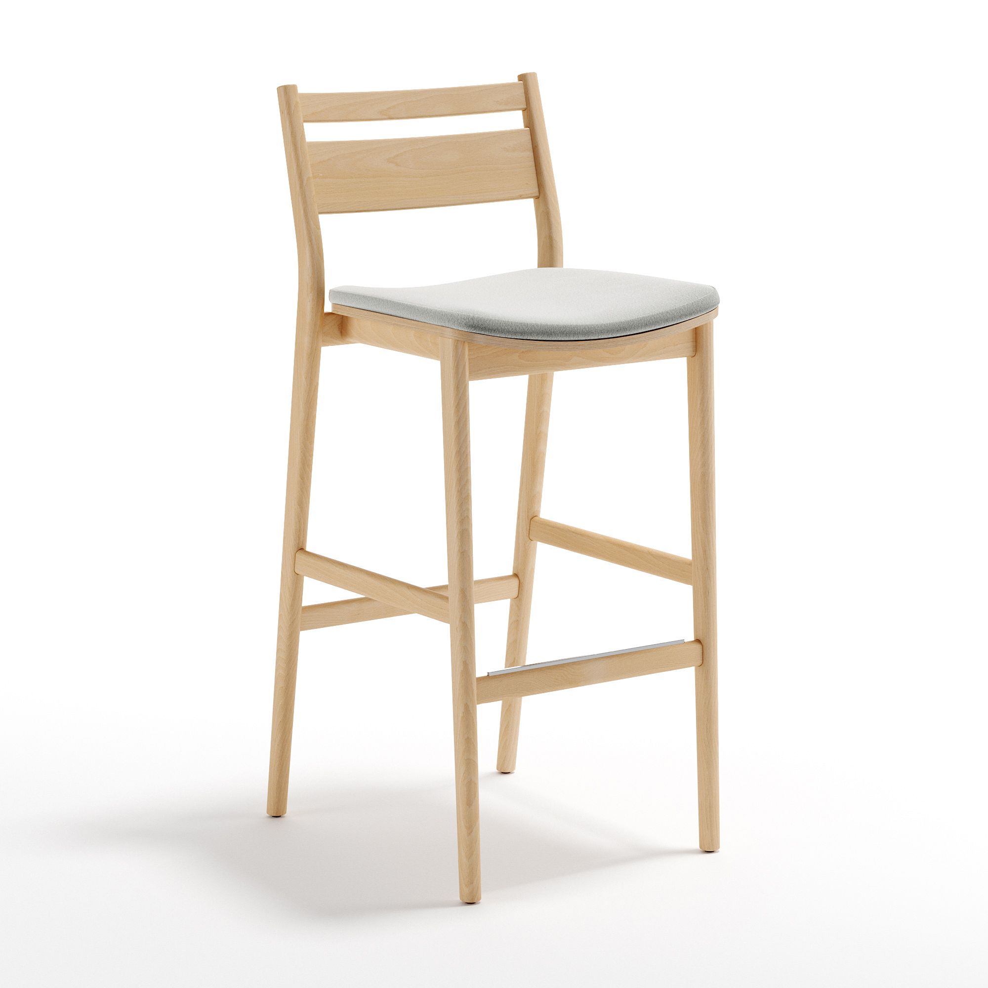 Grand Rapids Chair Co. Sigsbee Semi-Upholstered Bar Stool | West Elm