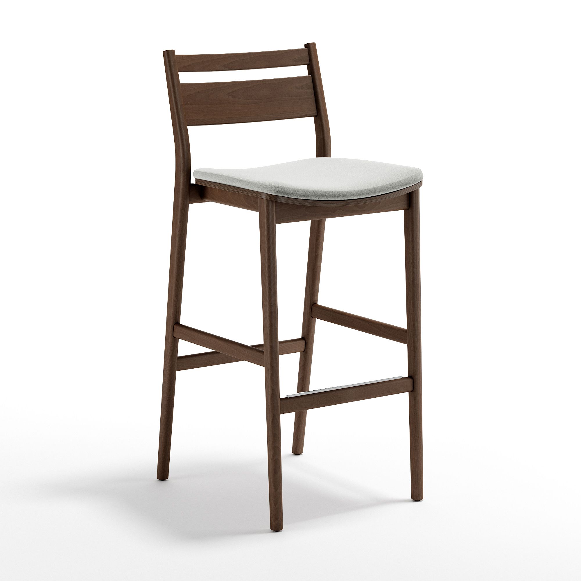 Grand Rapids Chair Co. Sigsbee Semi-Upholstered Counter Stool | West Elm