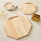 Mango Wood Hexagon Boards with Gold Stand