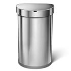 simplehuman 45L Semi-Round Liner Rim Sensor Trash Can