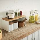 Yamazaki Tosca Wood-Top Stackable Kitchen Rack