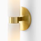 Fluted Double Long Indoor/Outdoor Sconce (29&quot;)