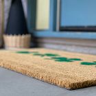 Nickel Designs Hand-Painted Doormat - Shamrocks