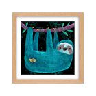 WerkShoppe Sloth &amp; Friend Framed Wall Art