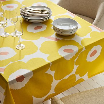 Marimekko Table Cloth/Fabric - Vintage good 1960 Pidot Pattern