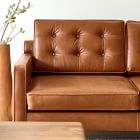 Drake Leather 3-Piece L-Shaped Sectional (100&quot;)