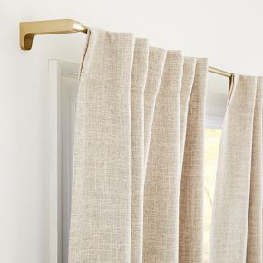 Crossweave Curtain | West Elm