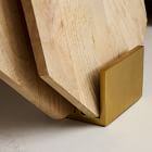 Mango Wood Hexagon Boards with Gold Stand