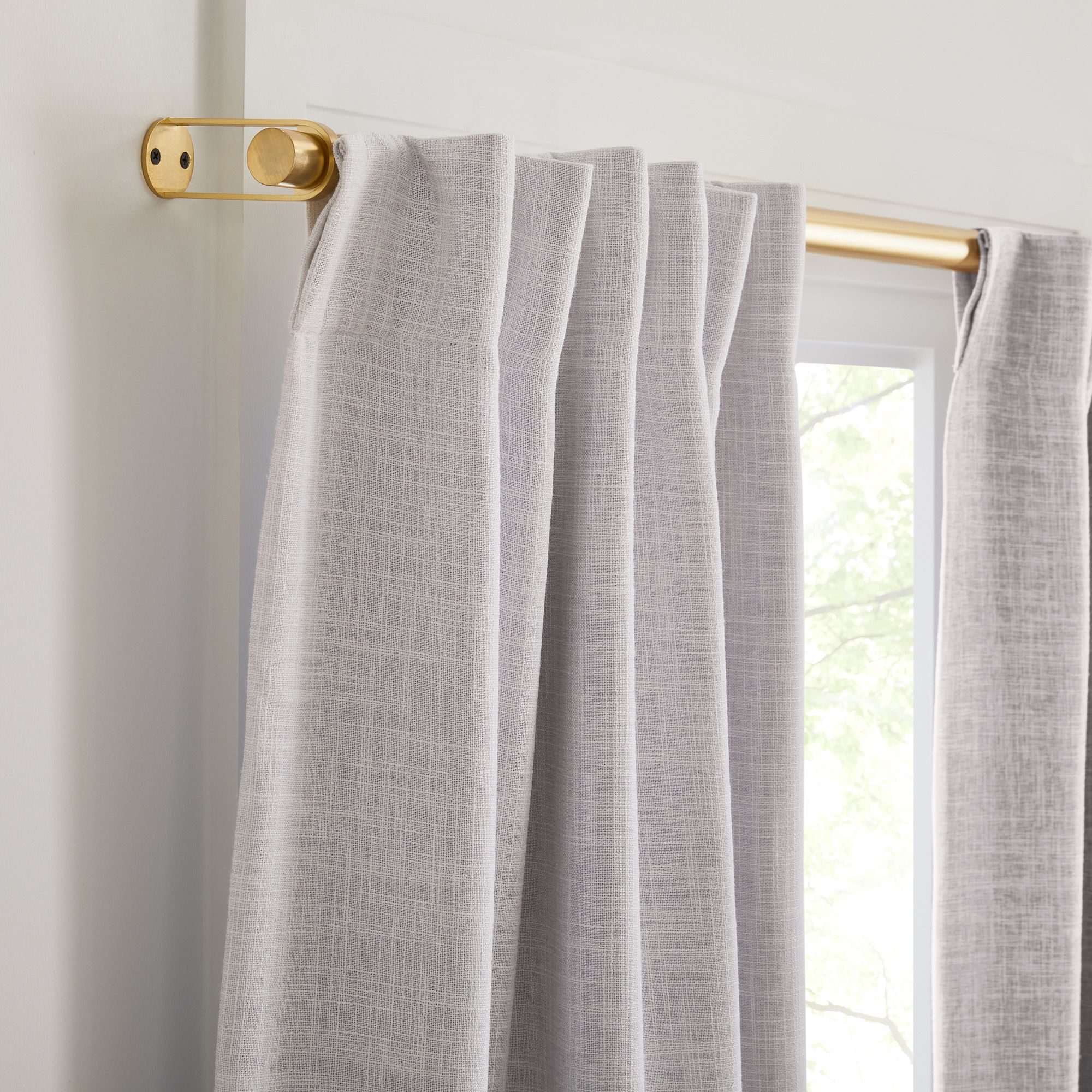 Crossweave Curtain | West Elm