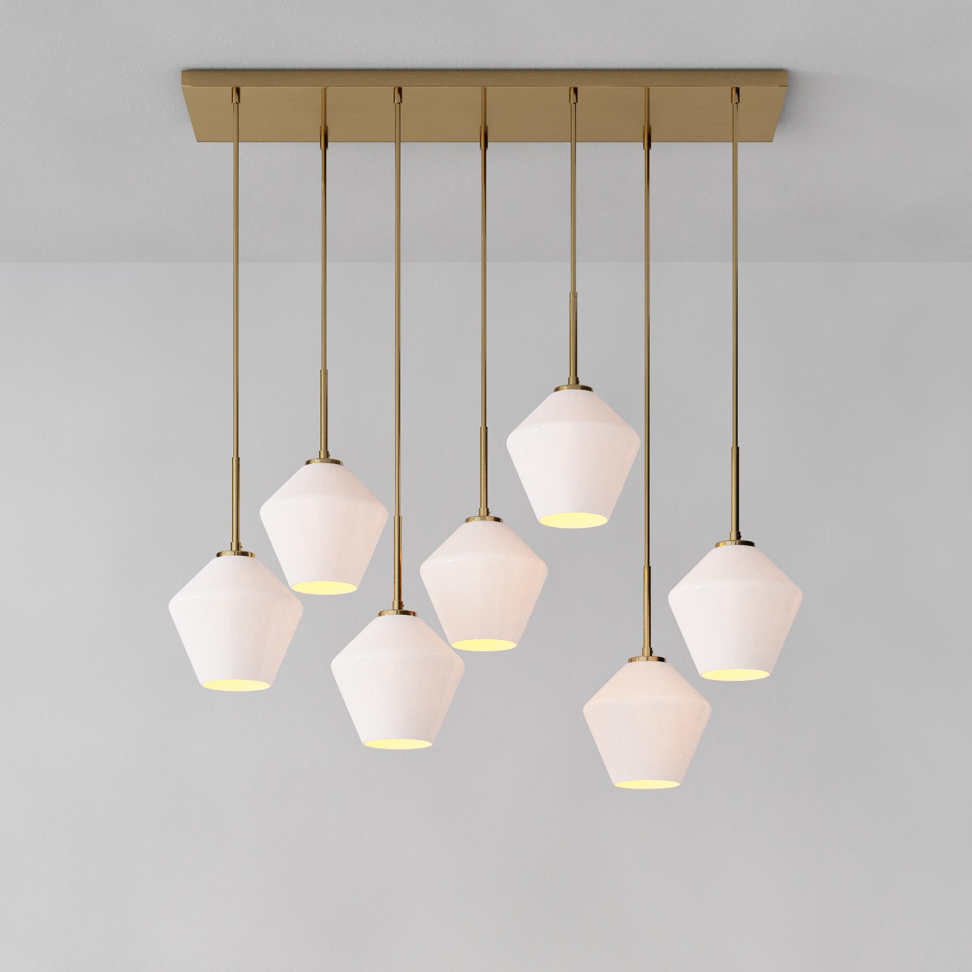 Sculptural 7-Light Geo Chandelier | West Elm