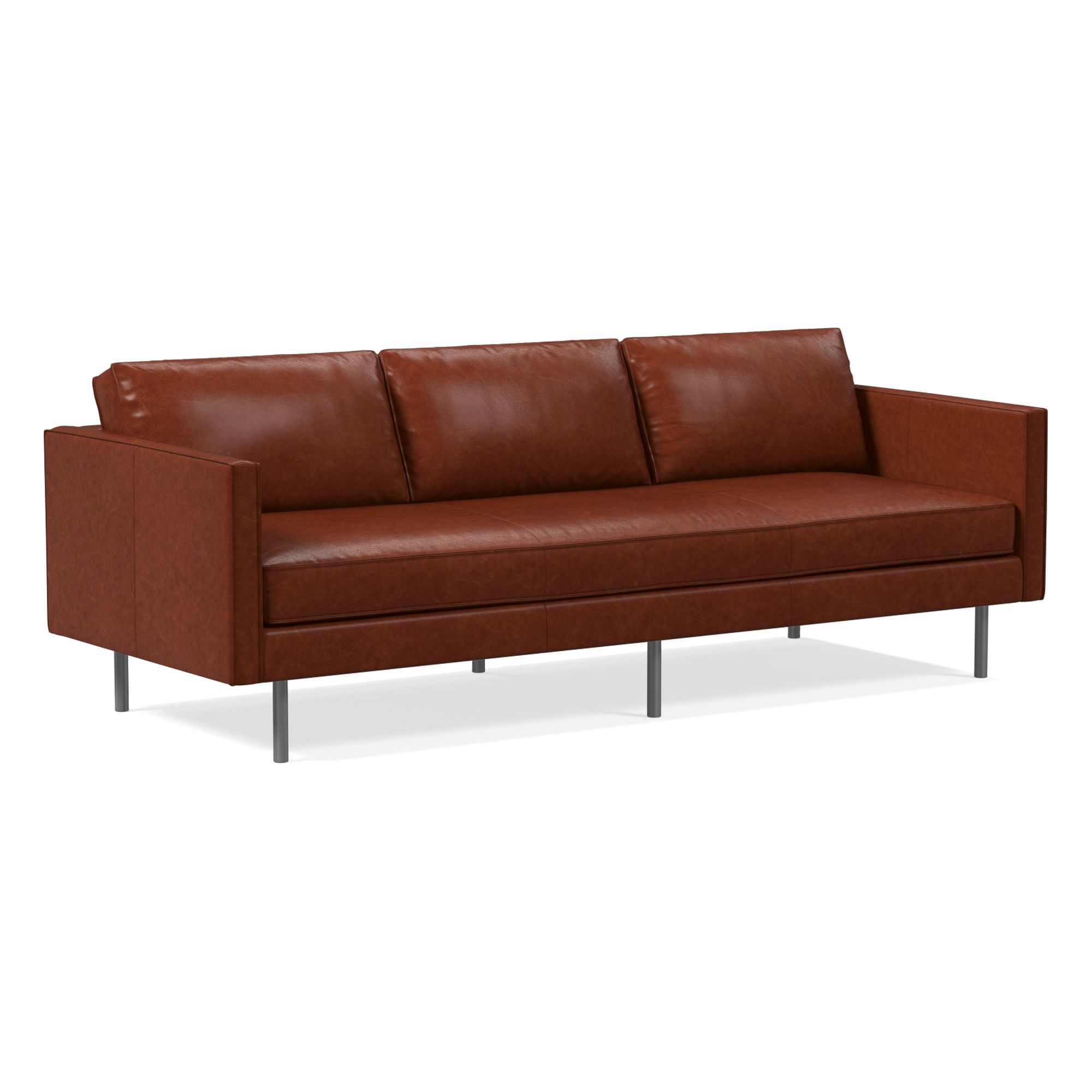 Axel Leather Sofa (60"–89") | West Elm