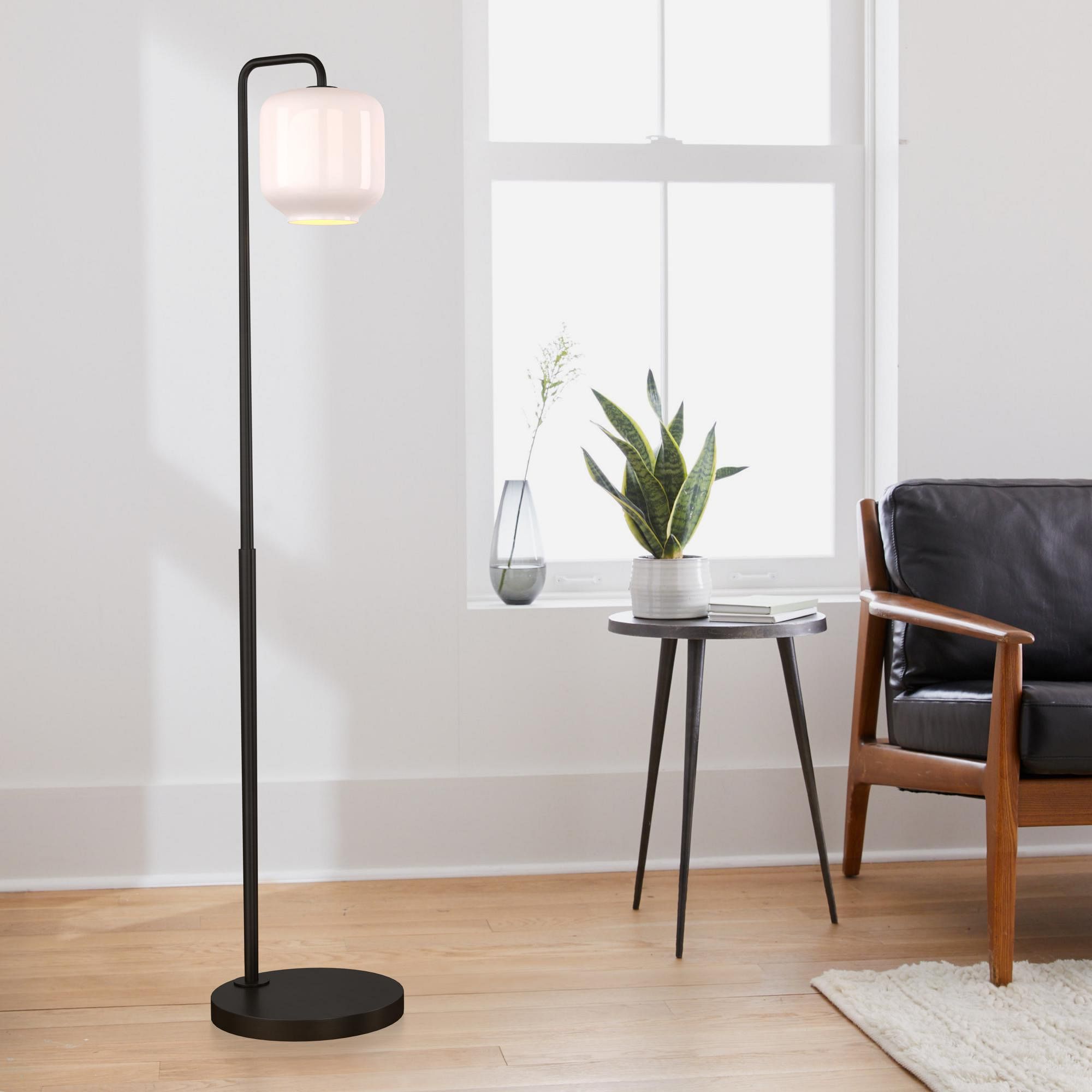 Sculptural Glass Pebble Floor Lamp | West Elm