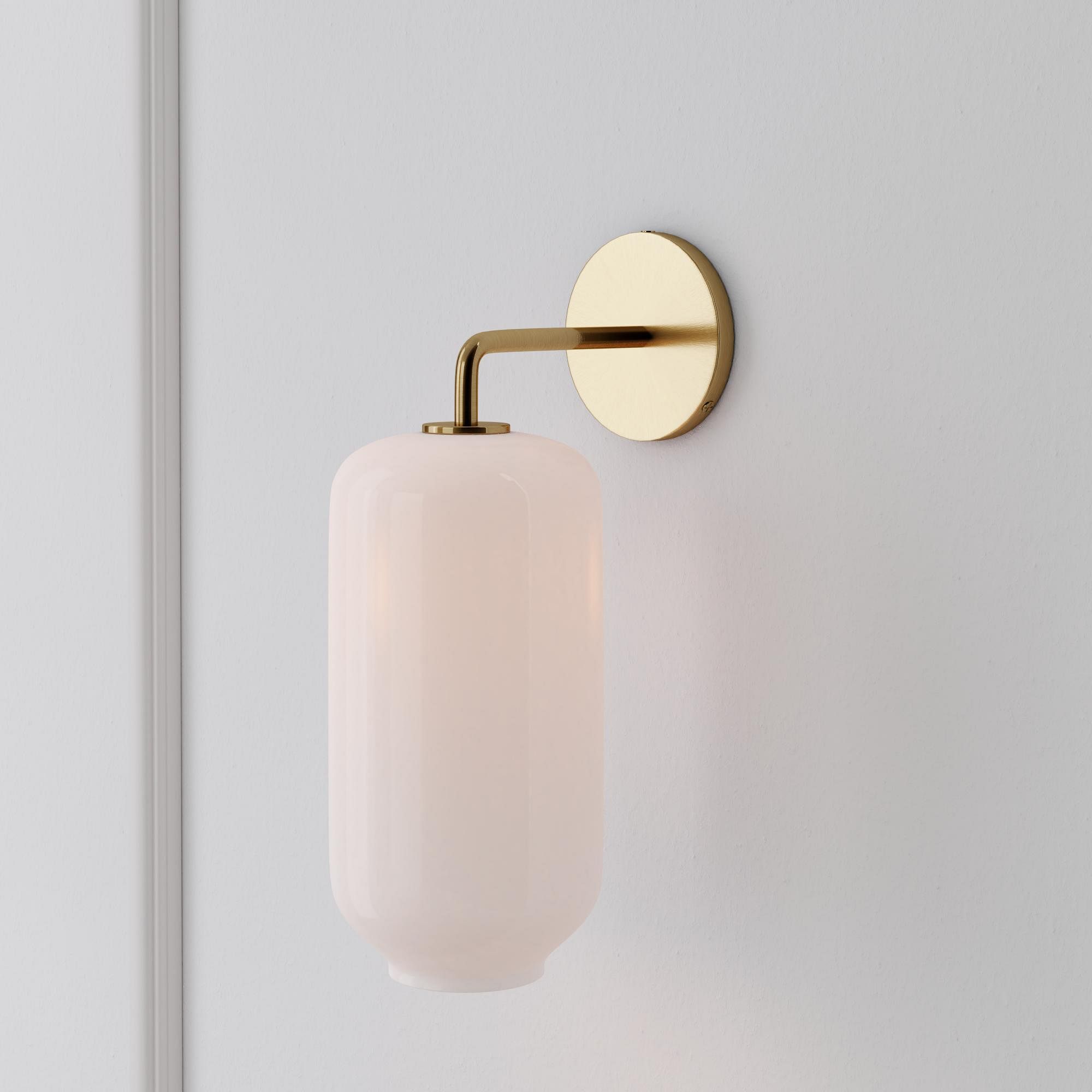 Sculptural Glass Pebble Wall Sconce - Medium | West Elm