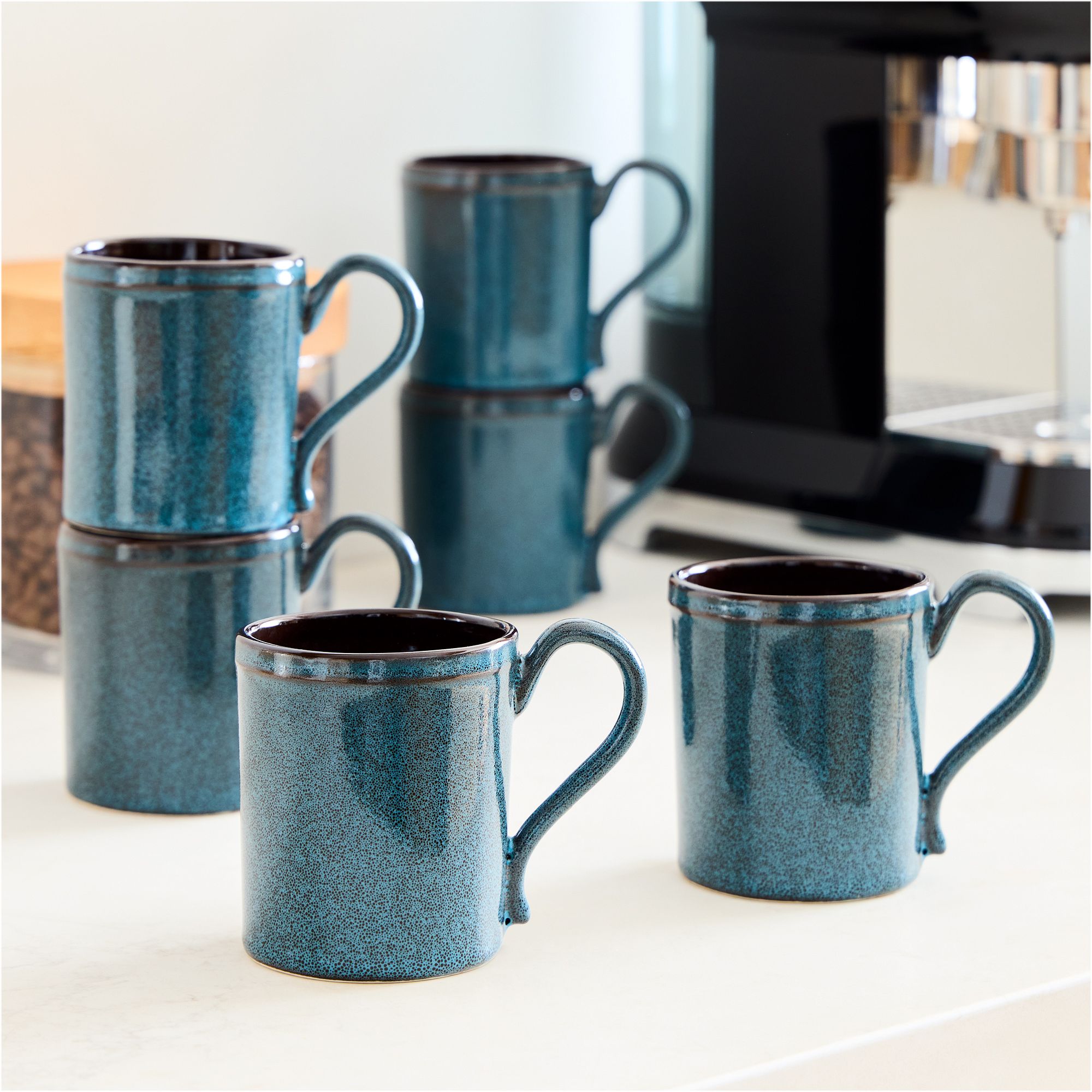 Ston Mugs (Set of 6) | West Elm