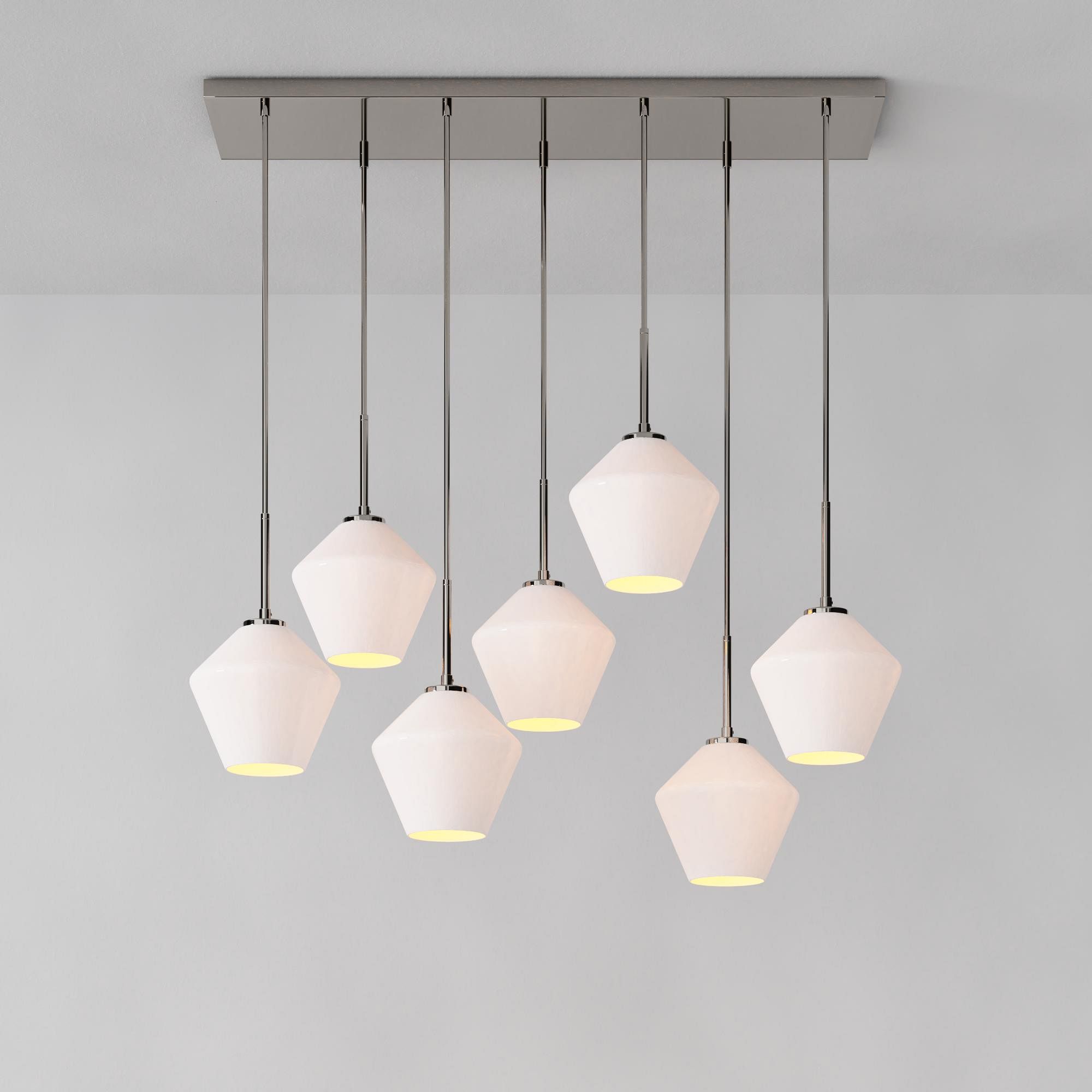 Sculptural 7-Light Geo Chandelier | West Elm