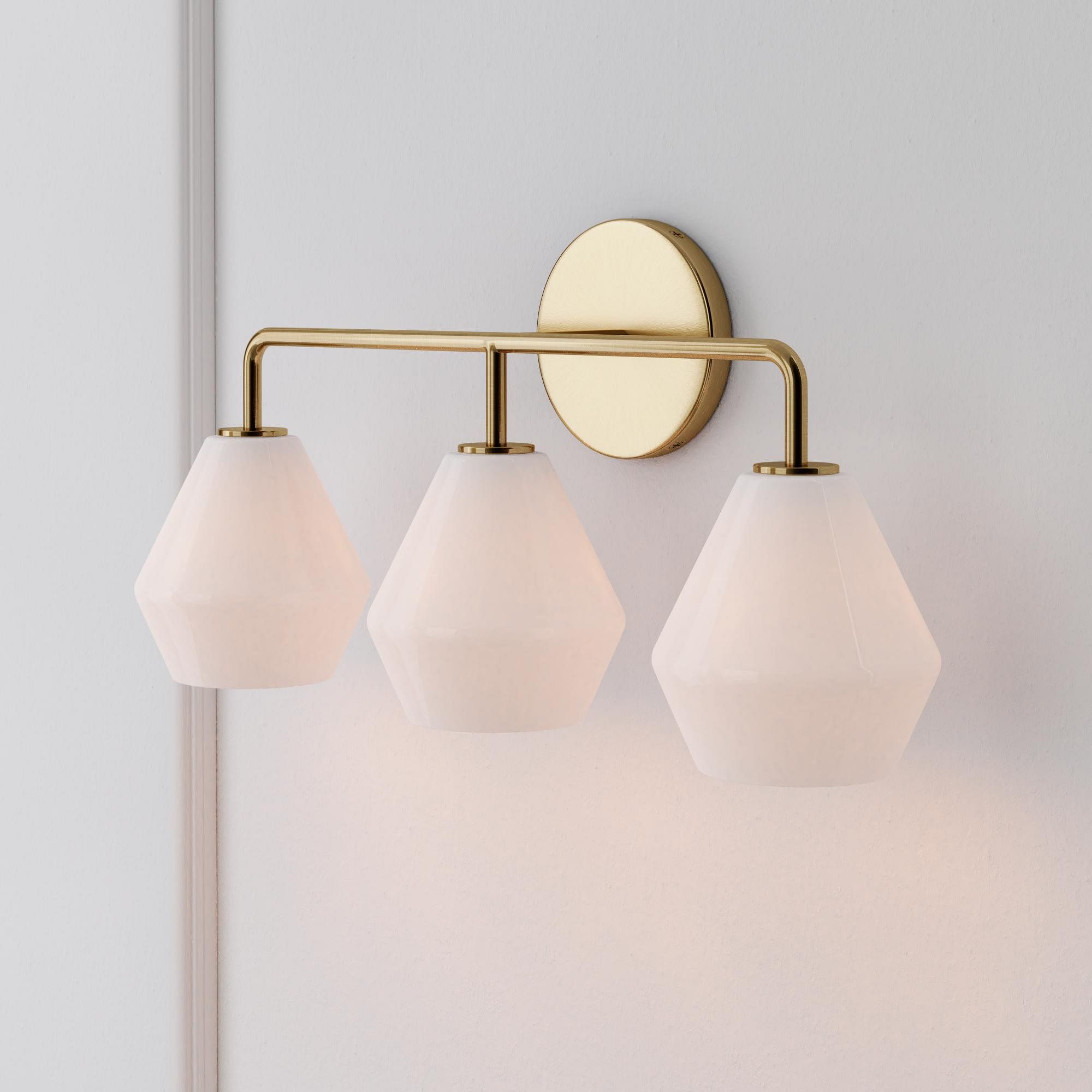 Sculptural 3-Light Geo Sconce | West Elm