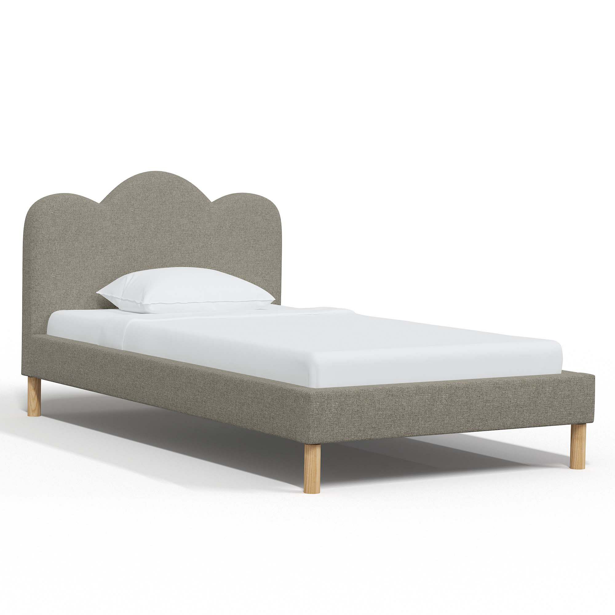 Jackie Scalloped Platform Bed | West Elm