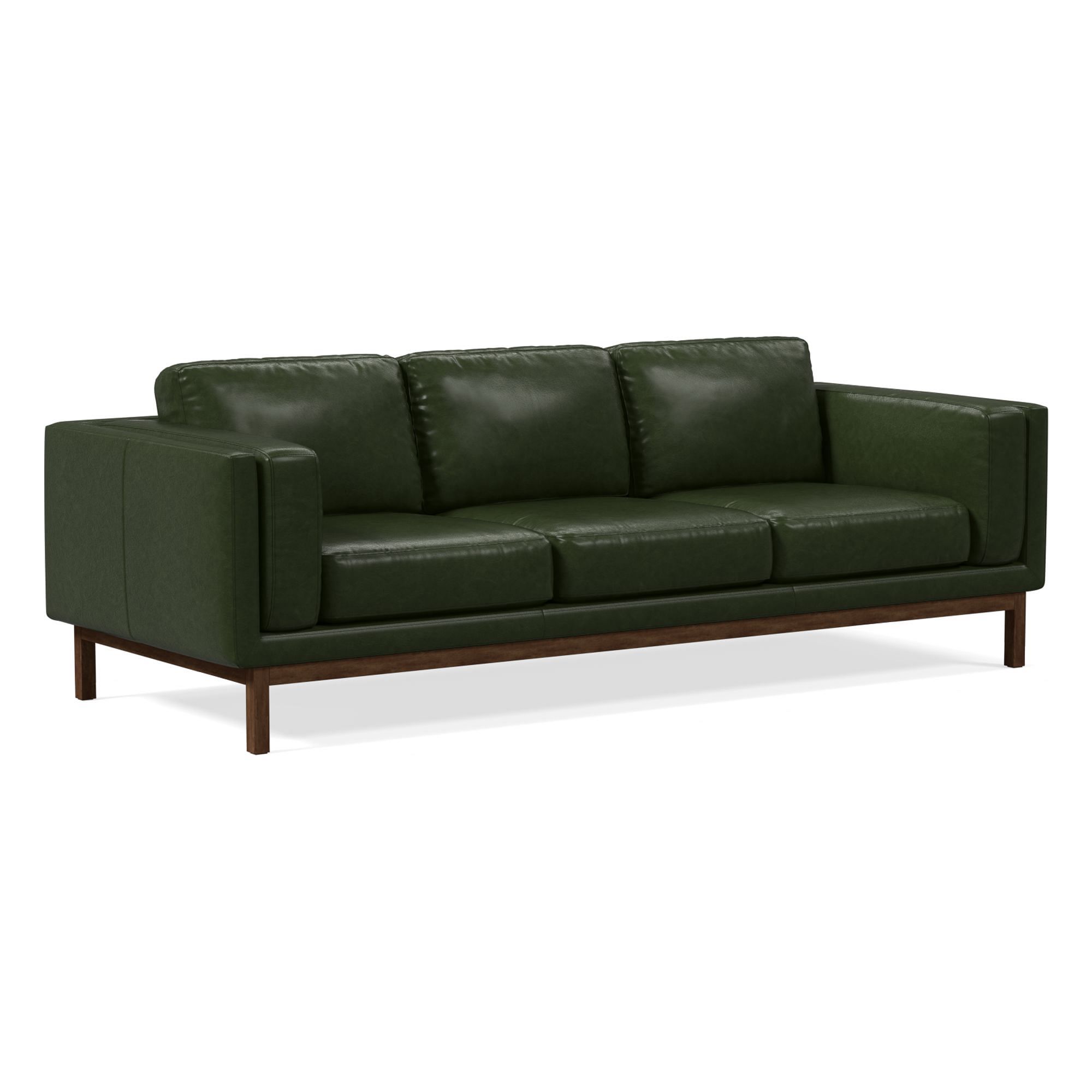 Dekalb Leather Sofa (68"–96") | West Elm