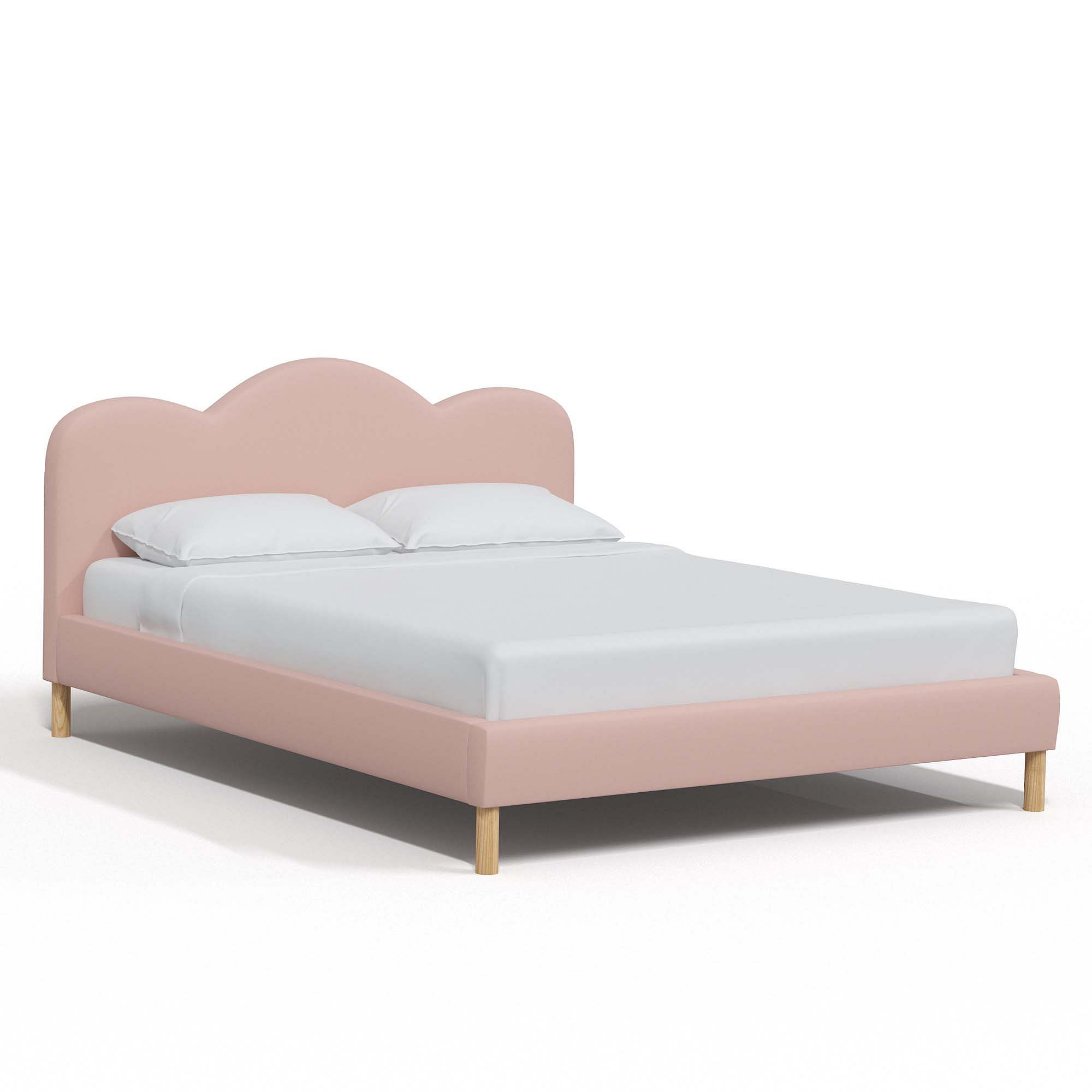 Jackie Scalloped Platform Bed | West Elm