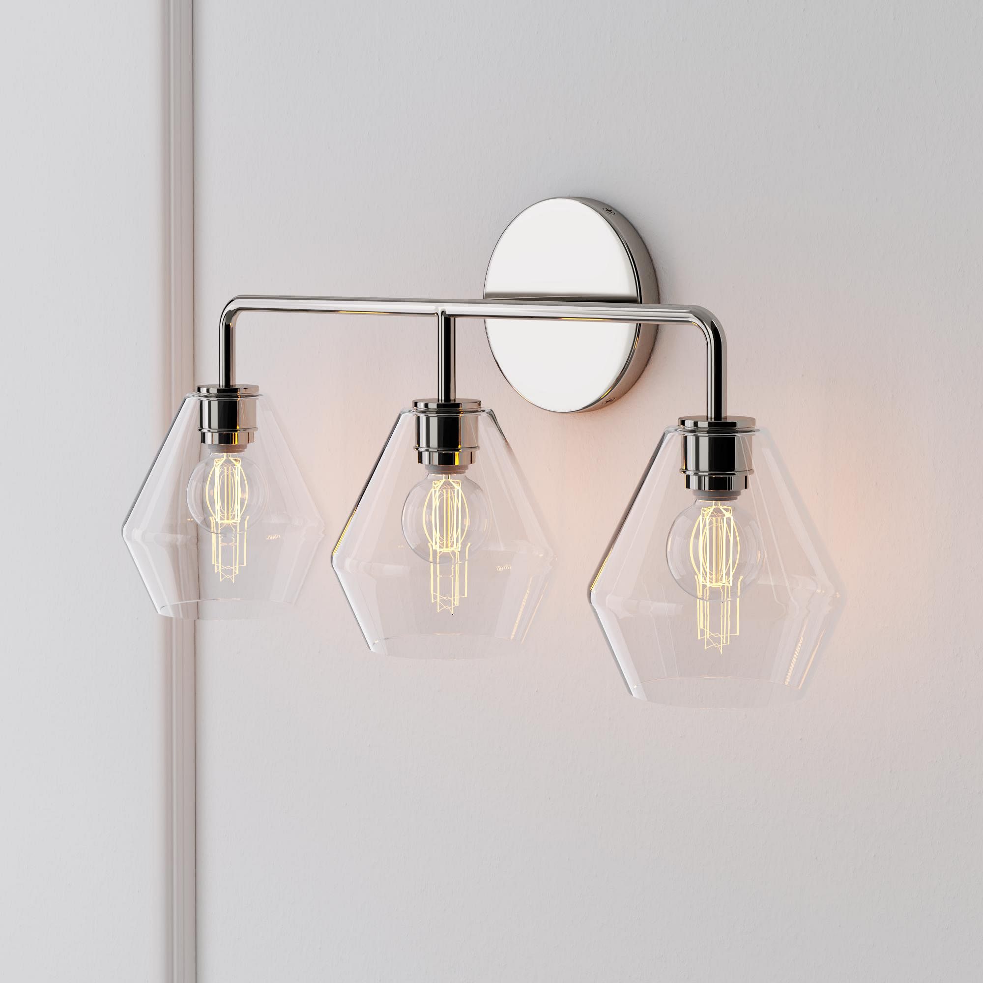 Sculptural 3-Light Geo Sconce | West Elm