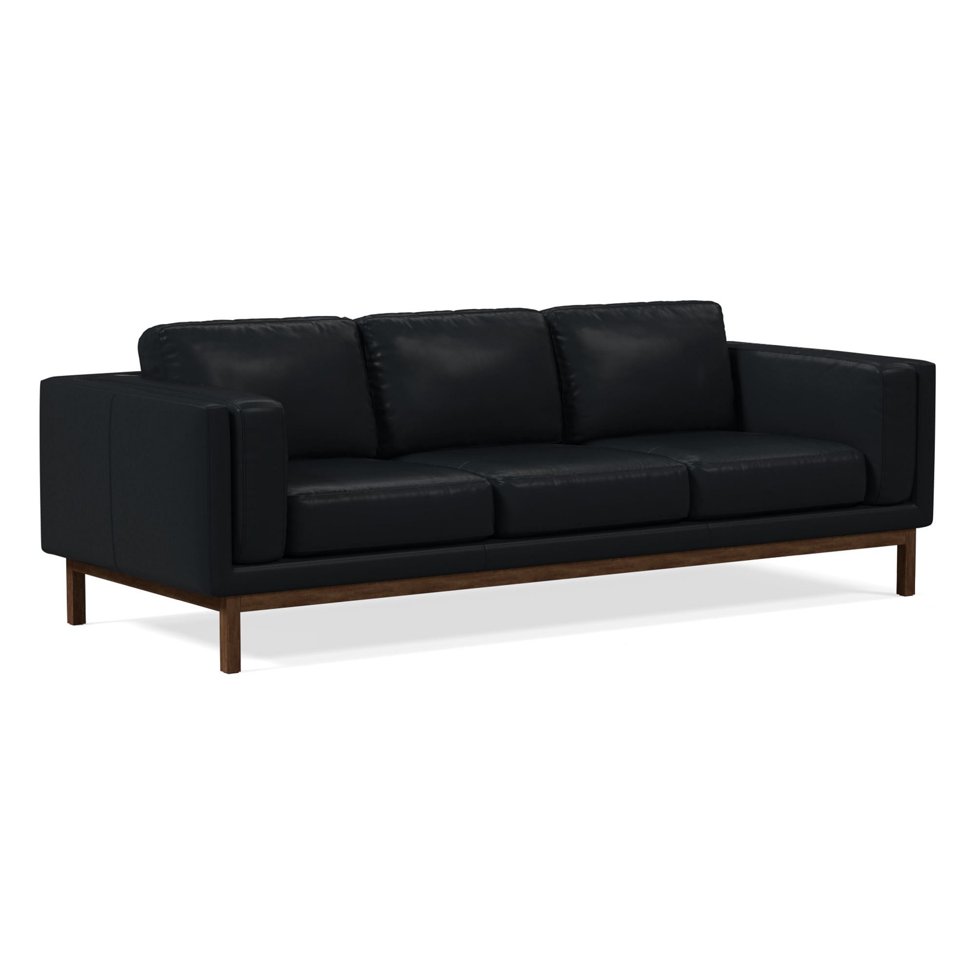 Dekalb Leather Sofa (68"–96") | West Elm